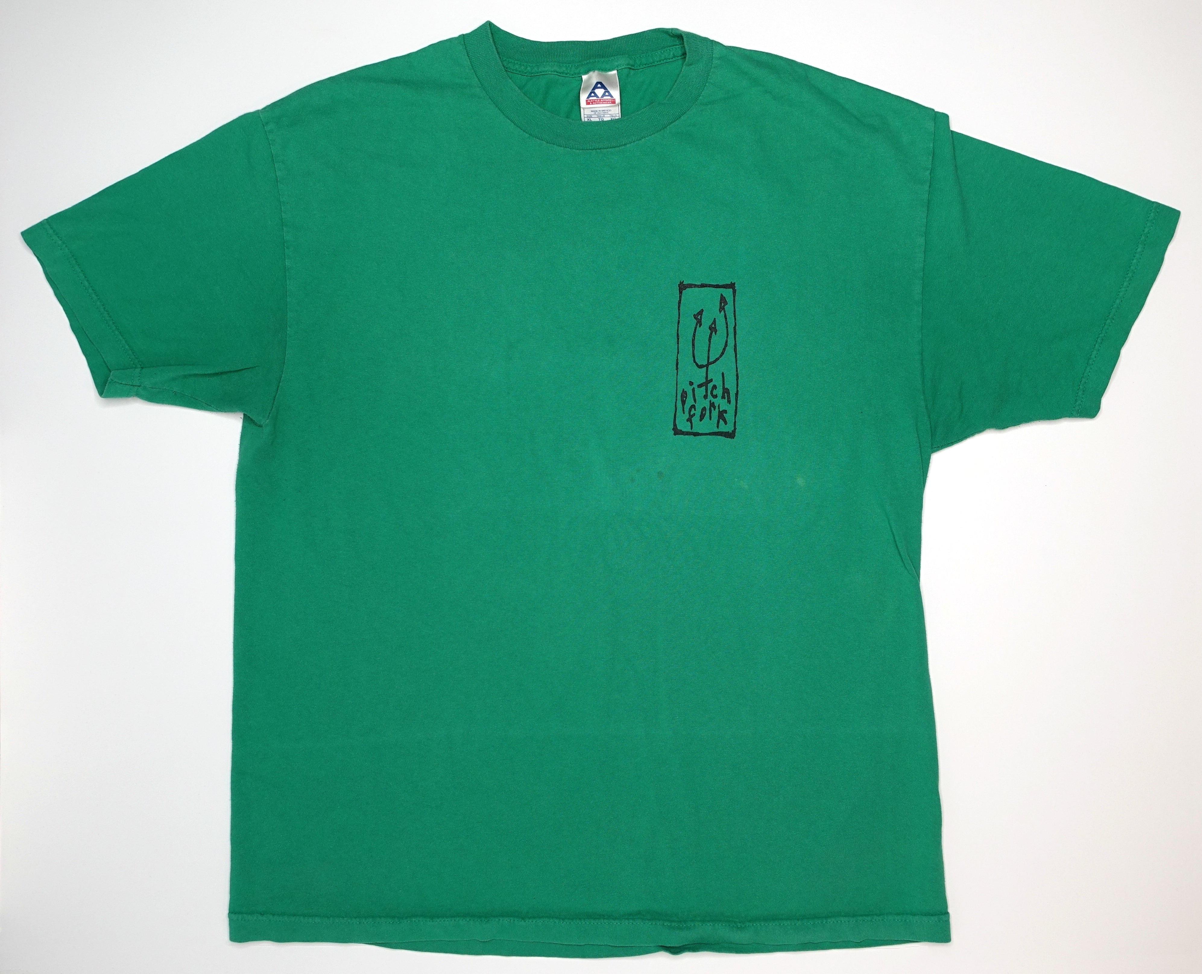 Pitchfork - Trout Apples Logo Tour Shirt Green Size XL