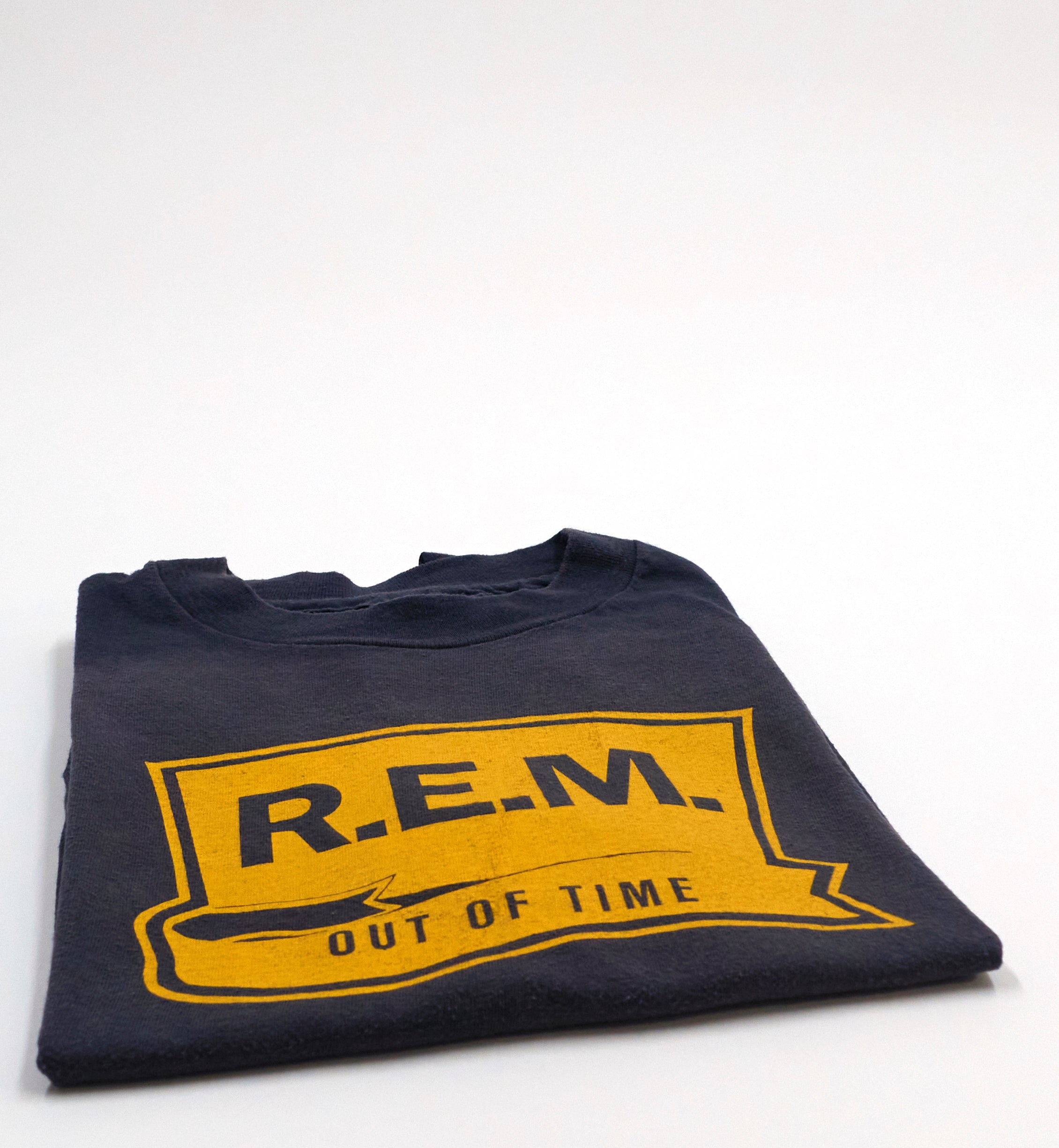 R.E.M. – Out Of Time 1991 Reverse Logo Tour Shirt Size Medium