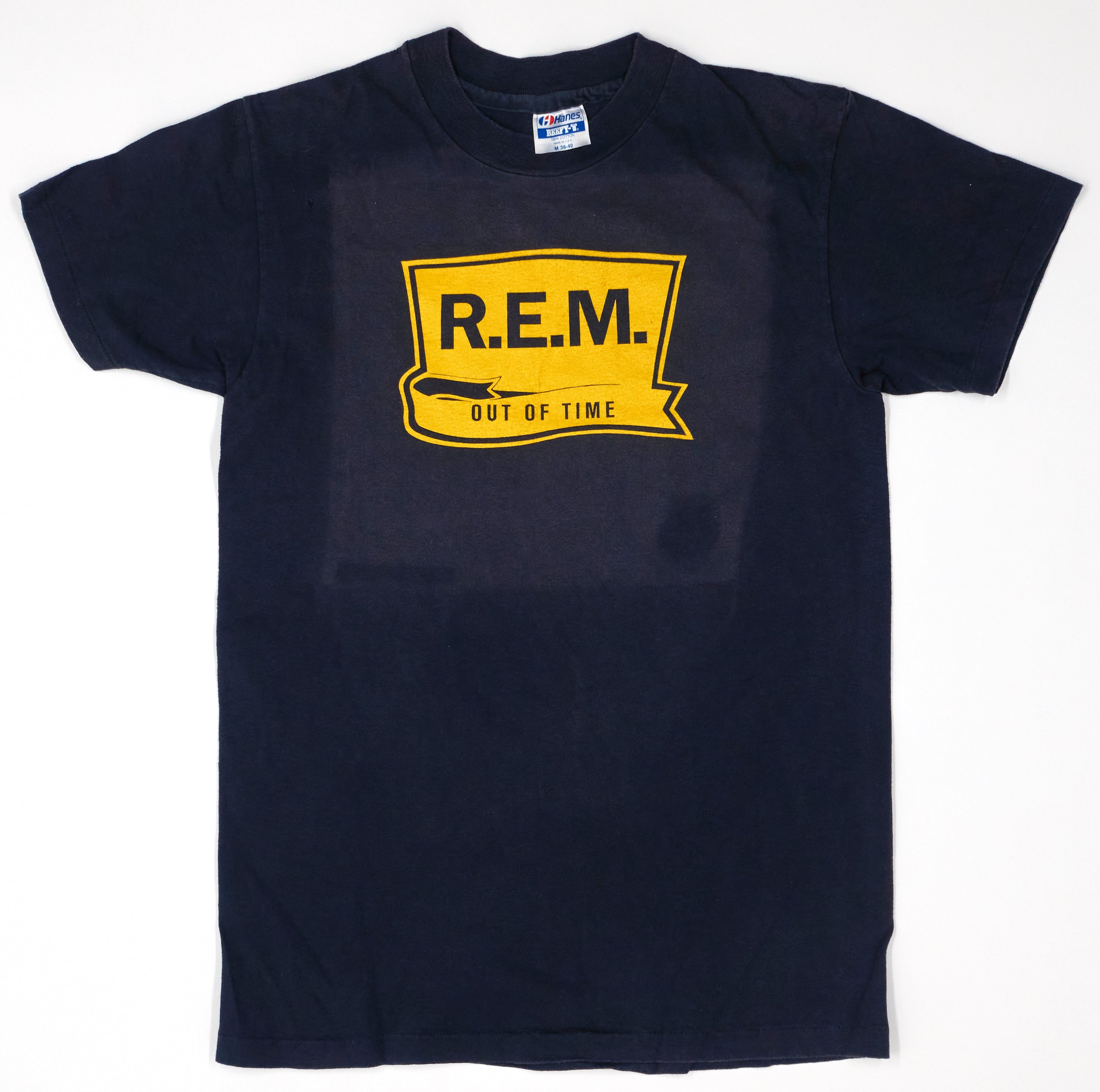 R.E.M. – Out Of Time 1991 Reverse Logo Tour Shirt Size Medium