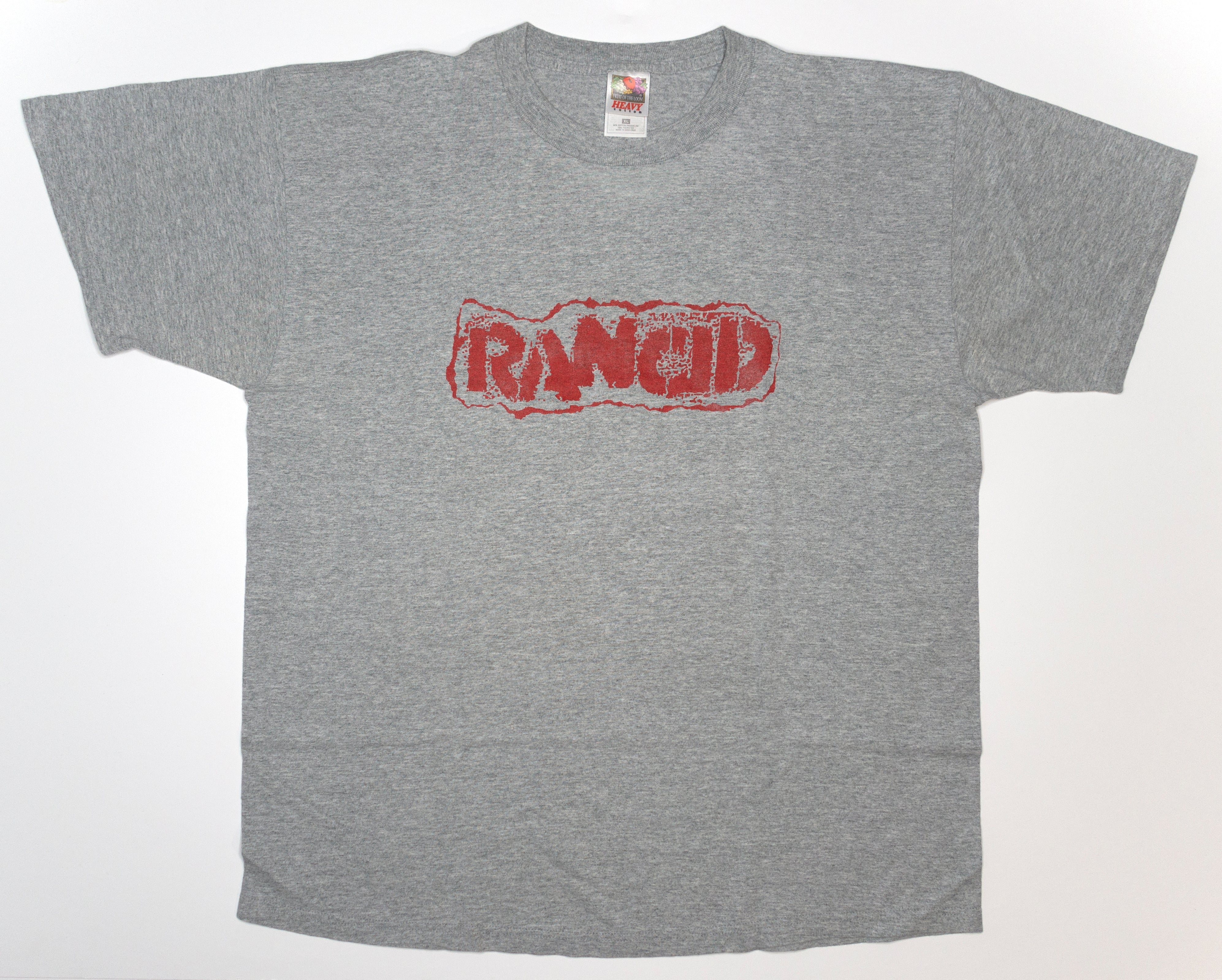 Rancid - Stencil Logo 90's Tour Shirt Size XL