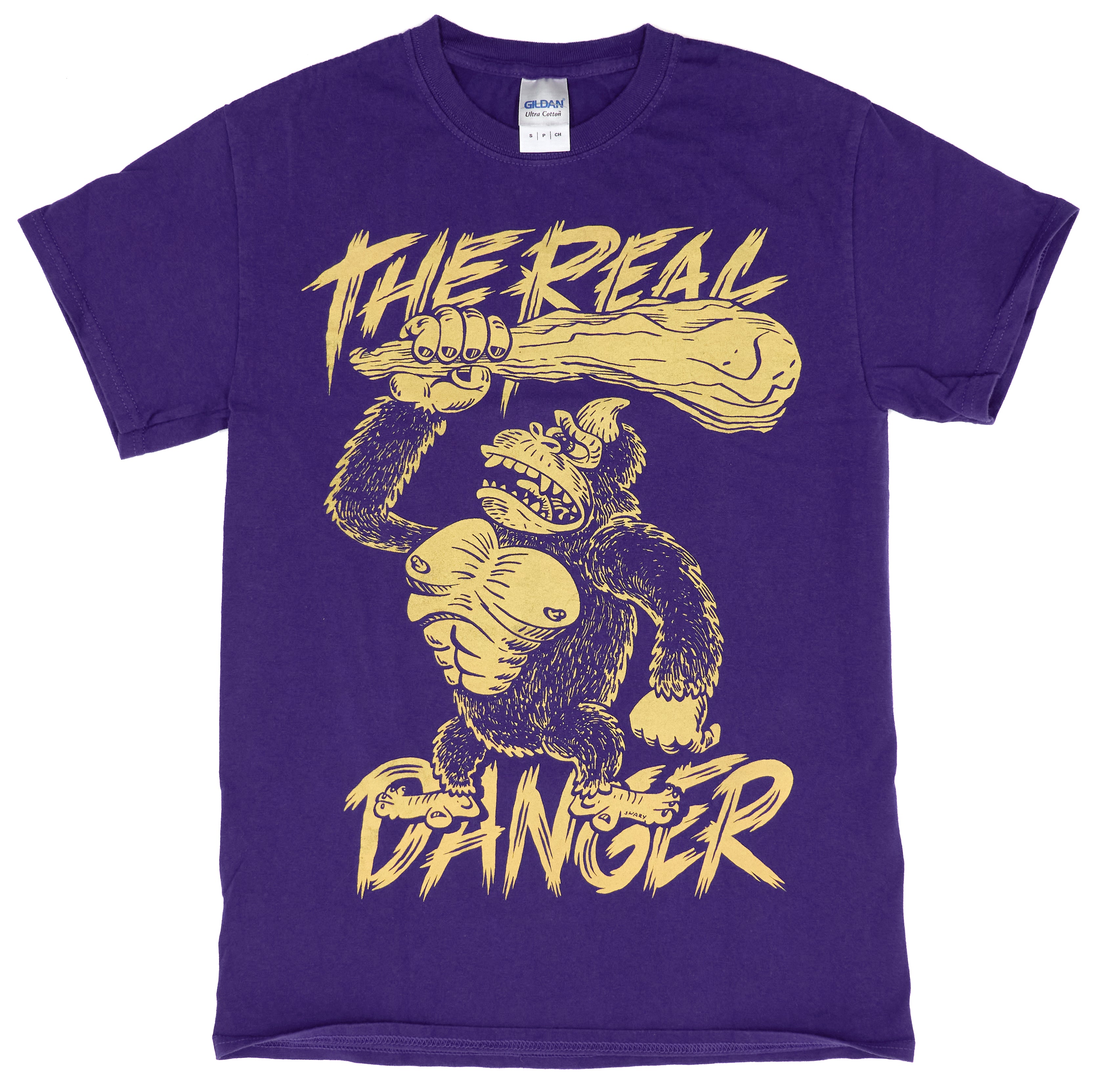 Real Danger ‎– Chris Shary Ape with Stick Shirt Size Small