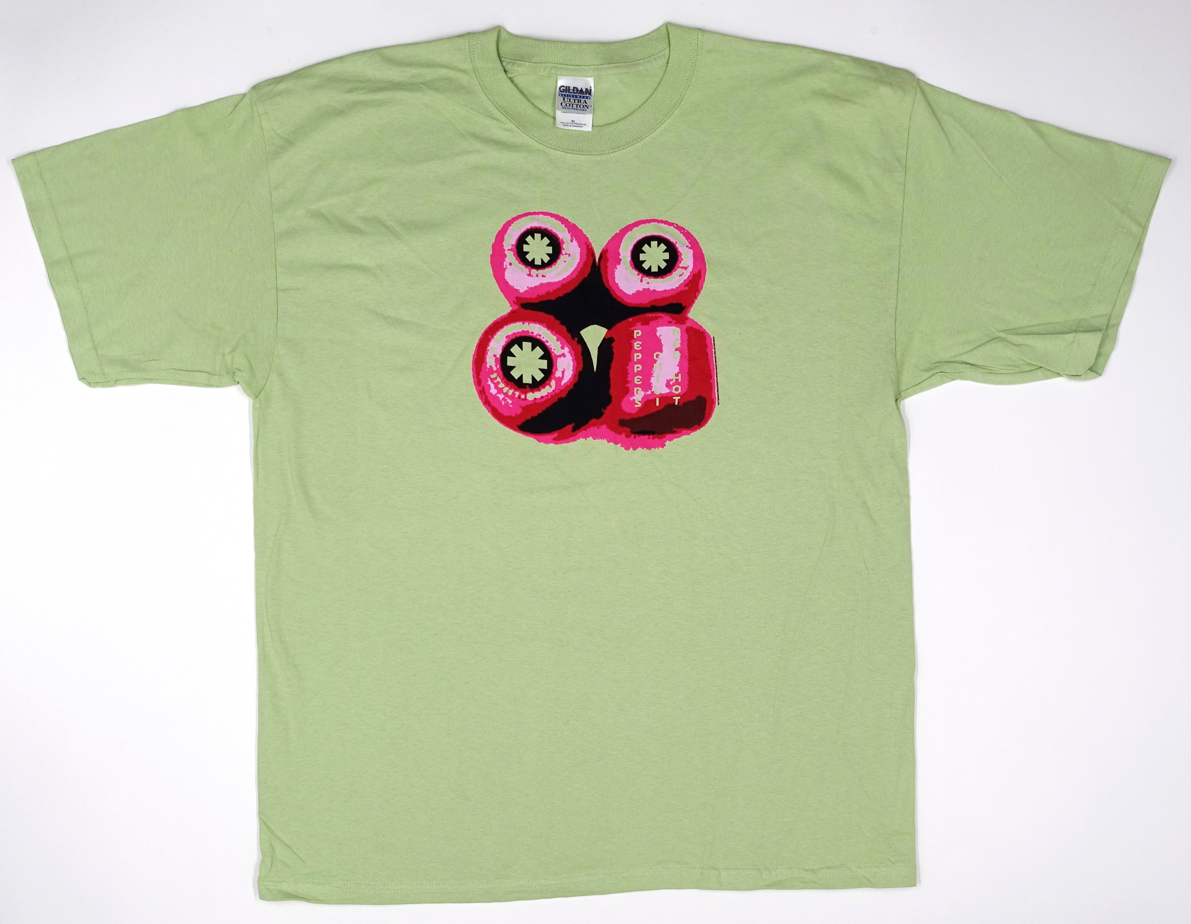 Red Hot Chili Peppers - Skateboard Wheels ©2010 Tour Shirt Size XL