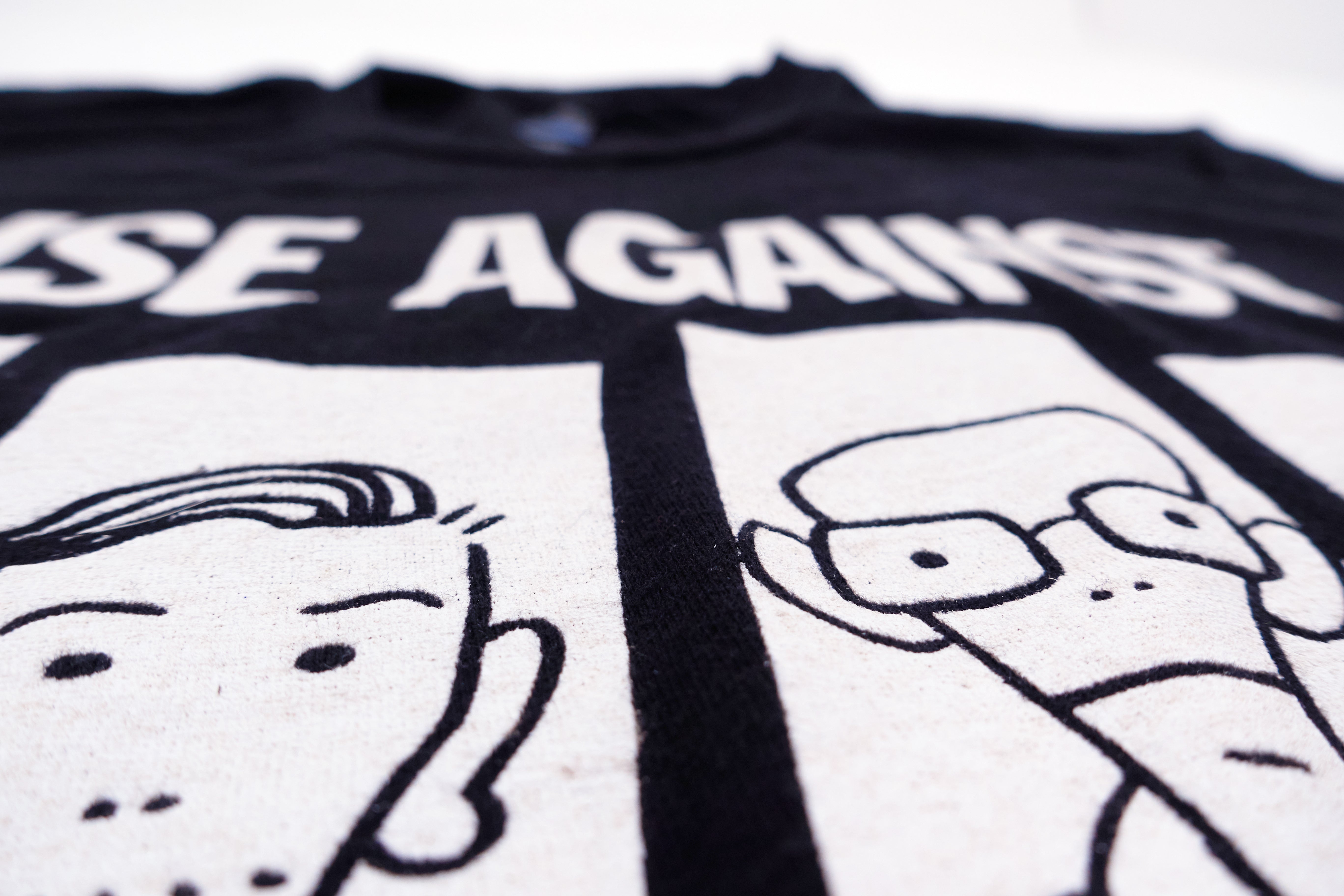 Rise Against ‎– Shary Black Flag Bars Punk Rock Bowling 2018 Tour Shirt Size Medium
