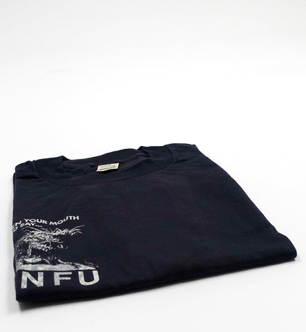 SNFU - Fish Lettering Right Pocket Print Tour Shirt Size Large