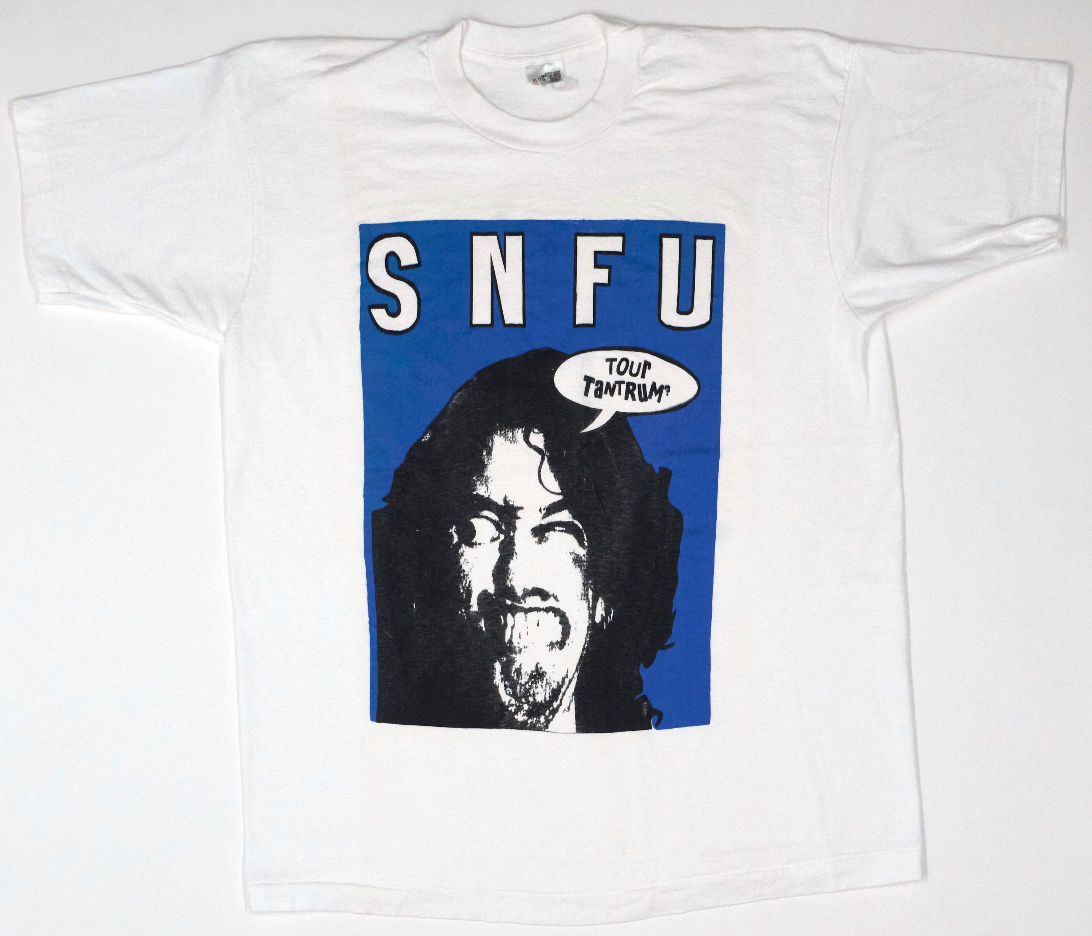 SNFU - Tour Tantrum 1988-1989 Tour Shirt Size XL