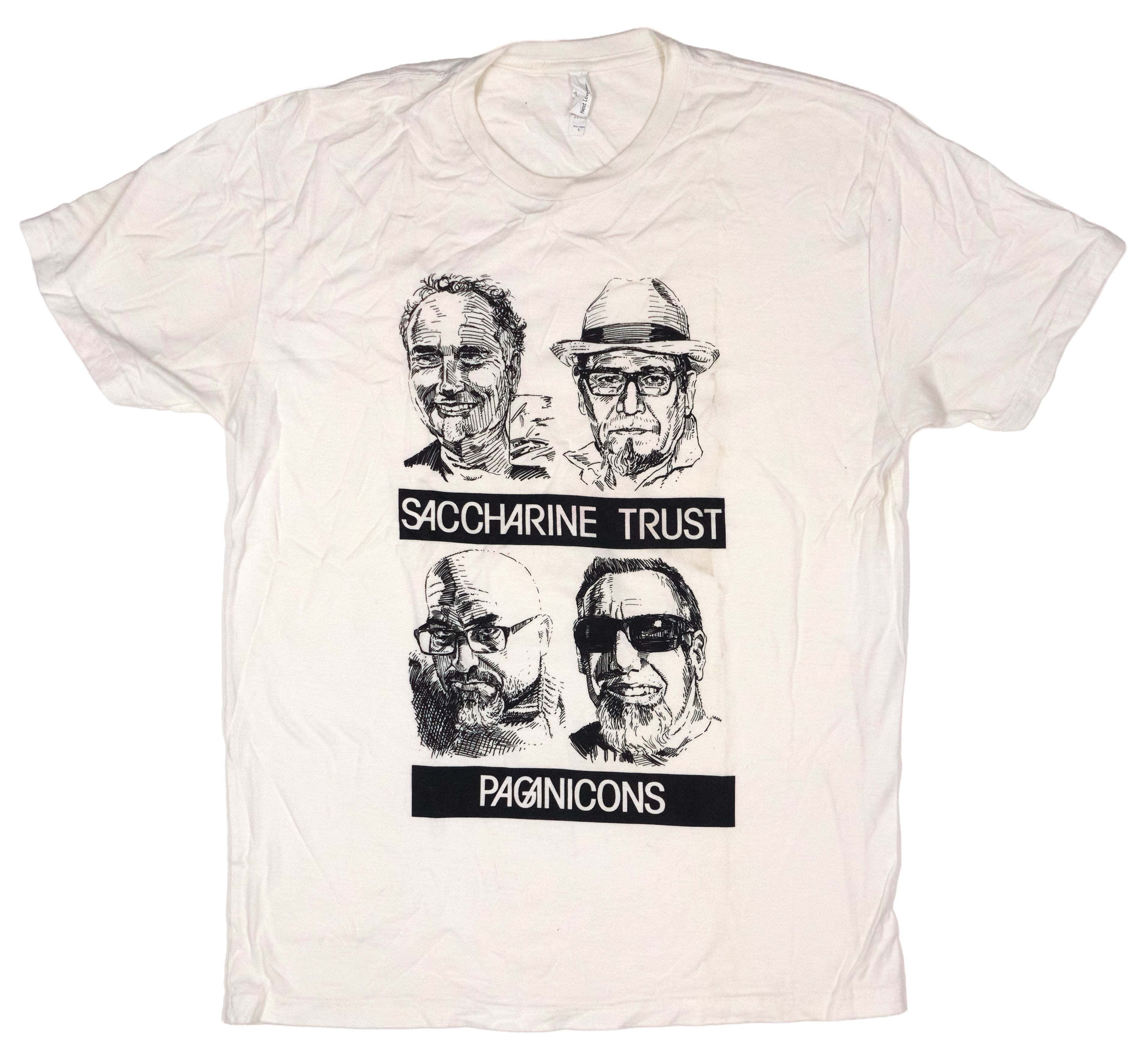 Saccharine Trust - Shary Paganicons 2017 Tour Shirt Size Large