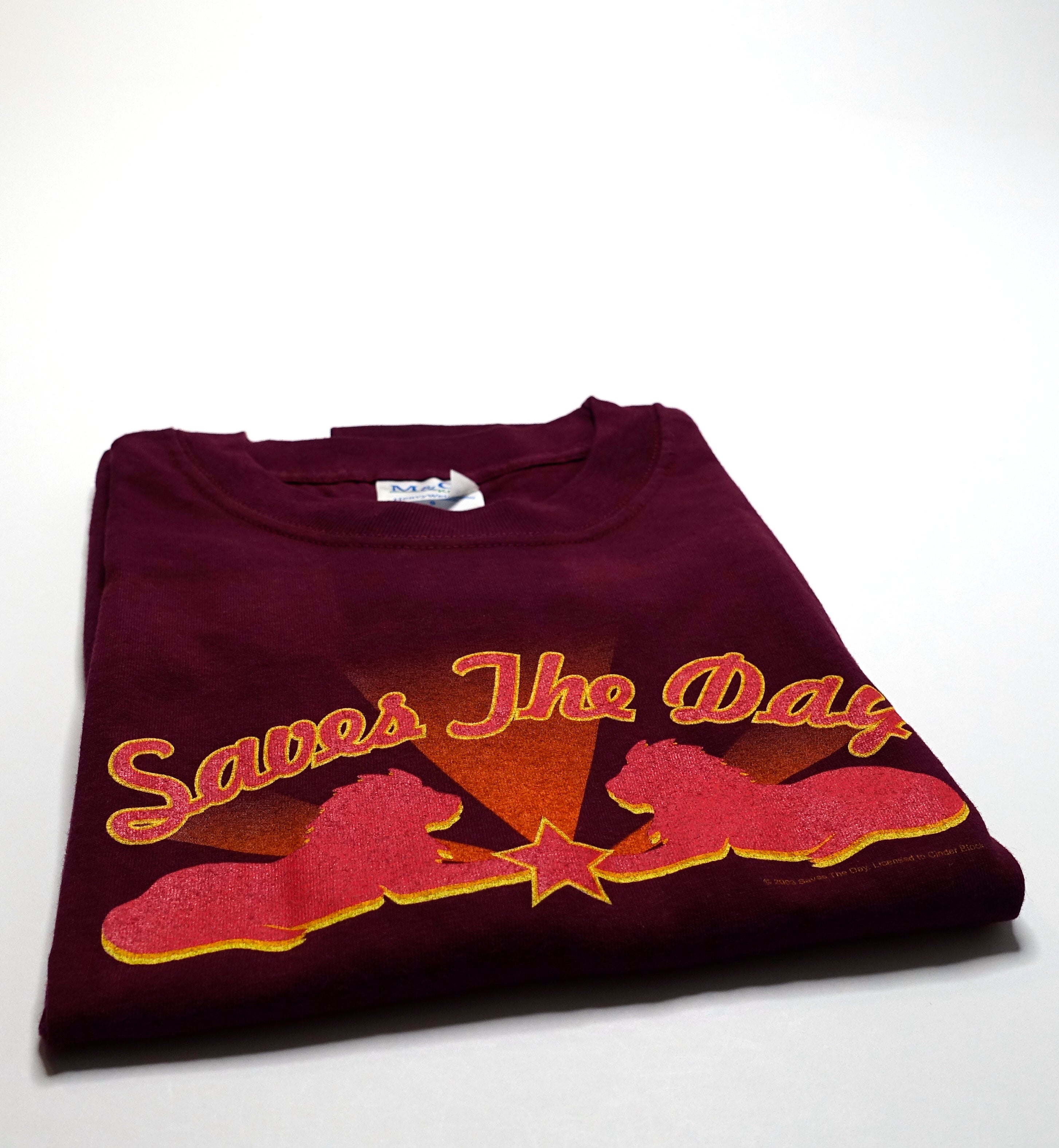 Saves The Day - In Reverie Lions 2003 Tour Shirt Size Large