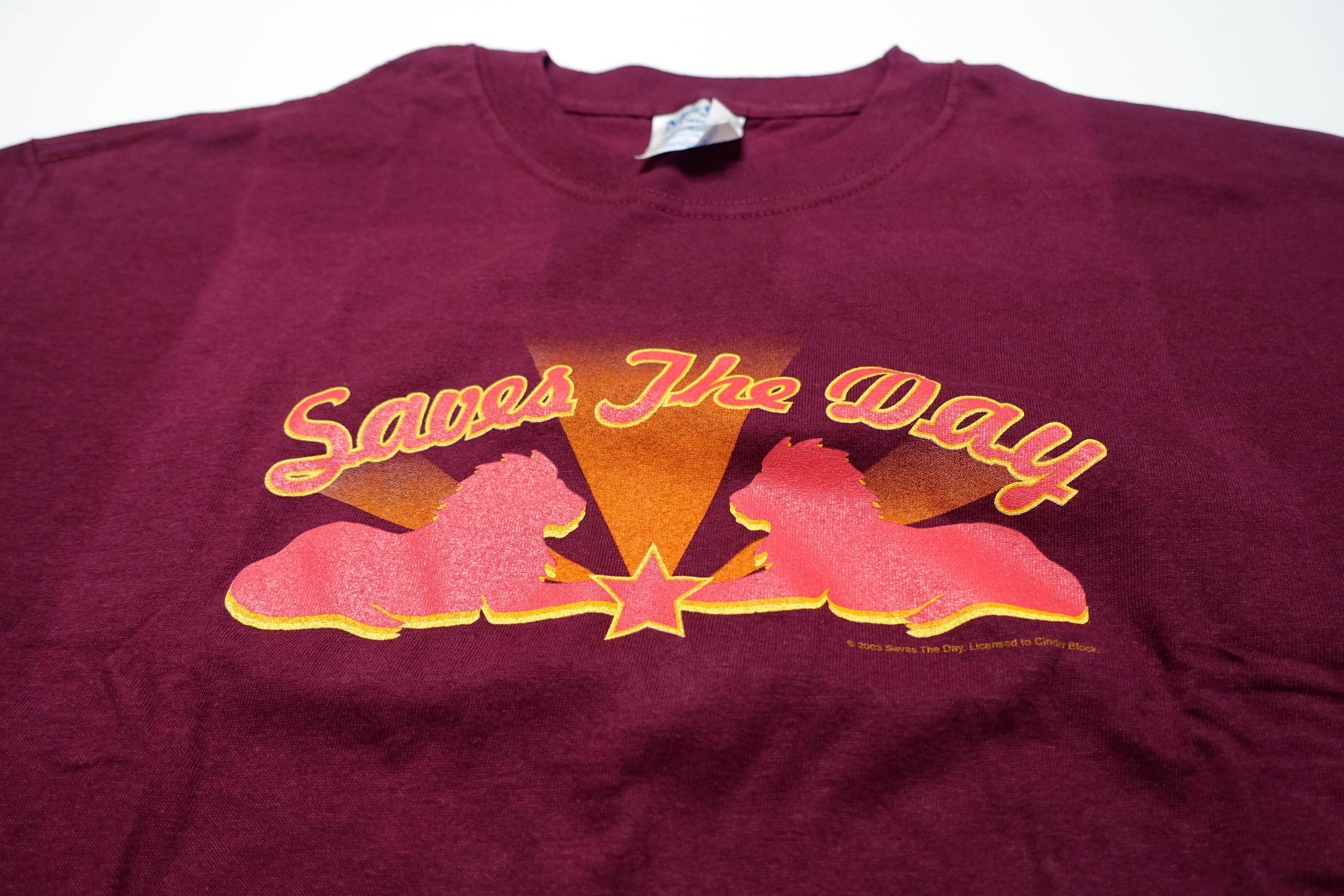 Saves The Day - In Reverie Lions 2003 Tour Shirt Size Large