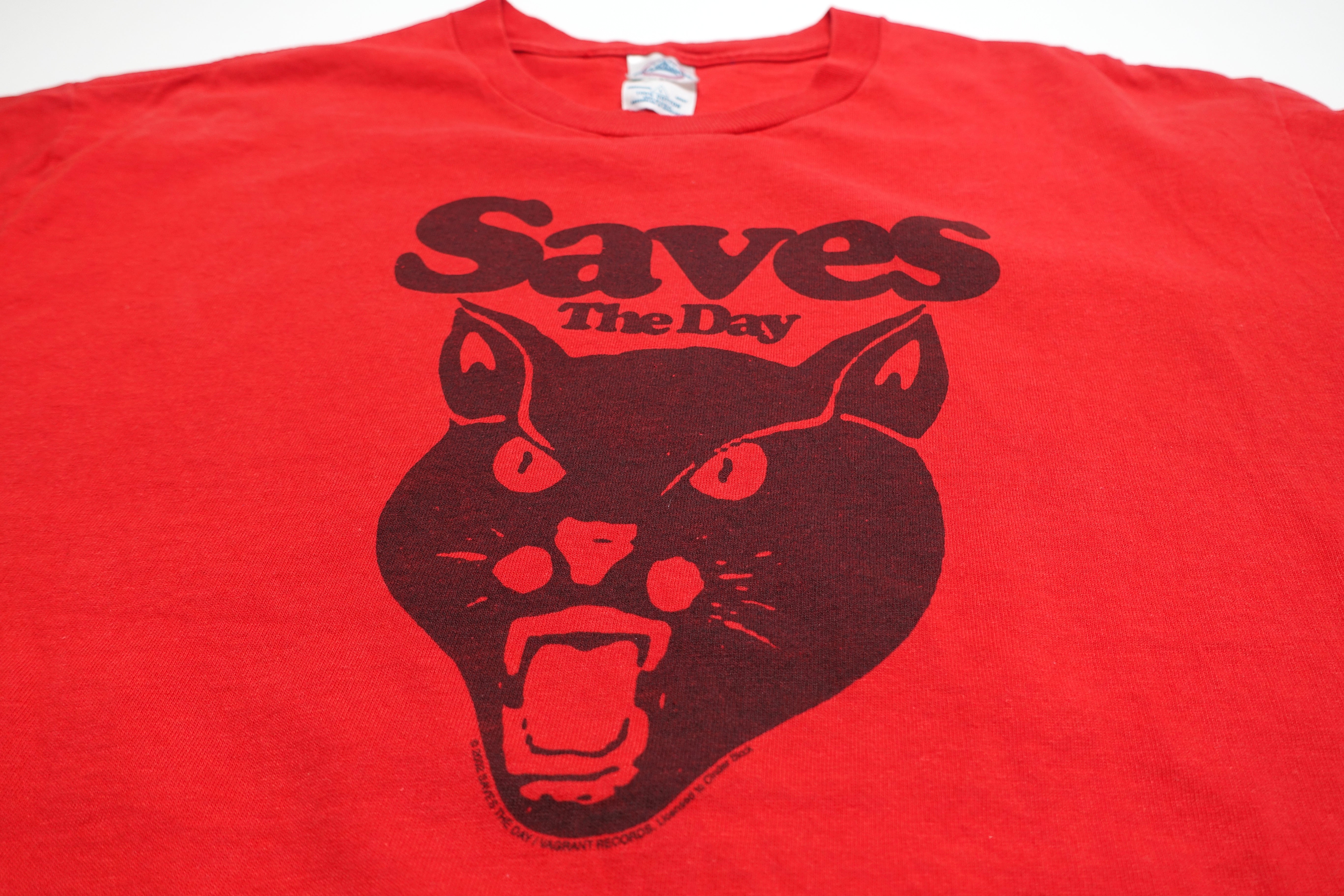 Saves The Day - Stay What You Are Black Cat Firecrackers 2002 Tour Shirt Size Large