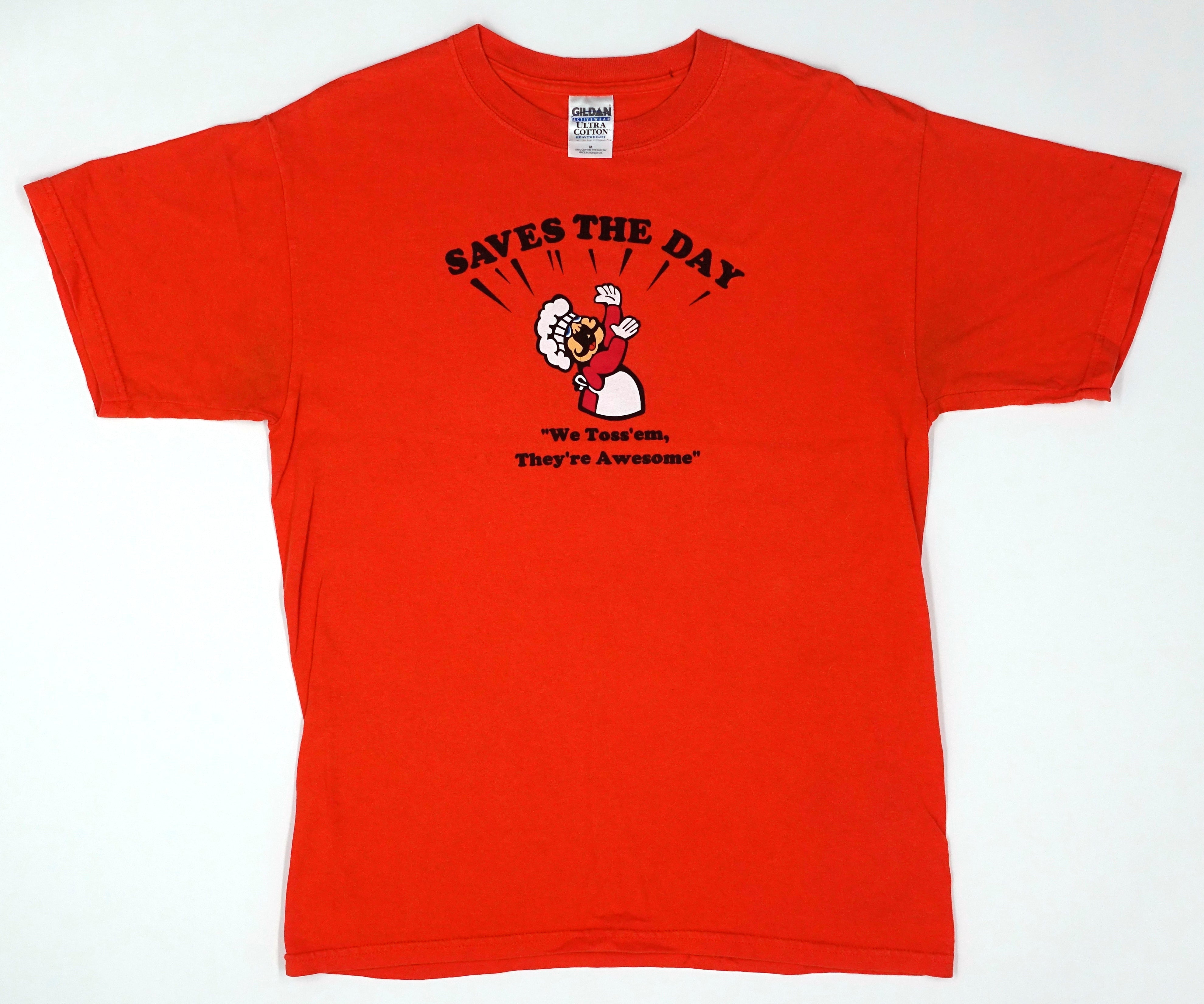Saves The Day - We Toss' Em, They're Awesome Tour Shirt Size Medium