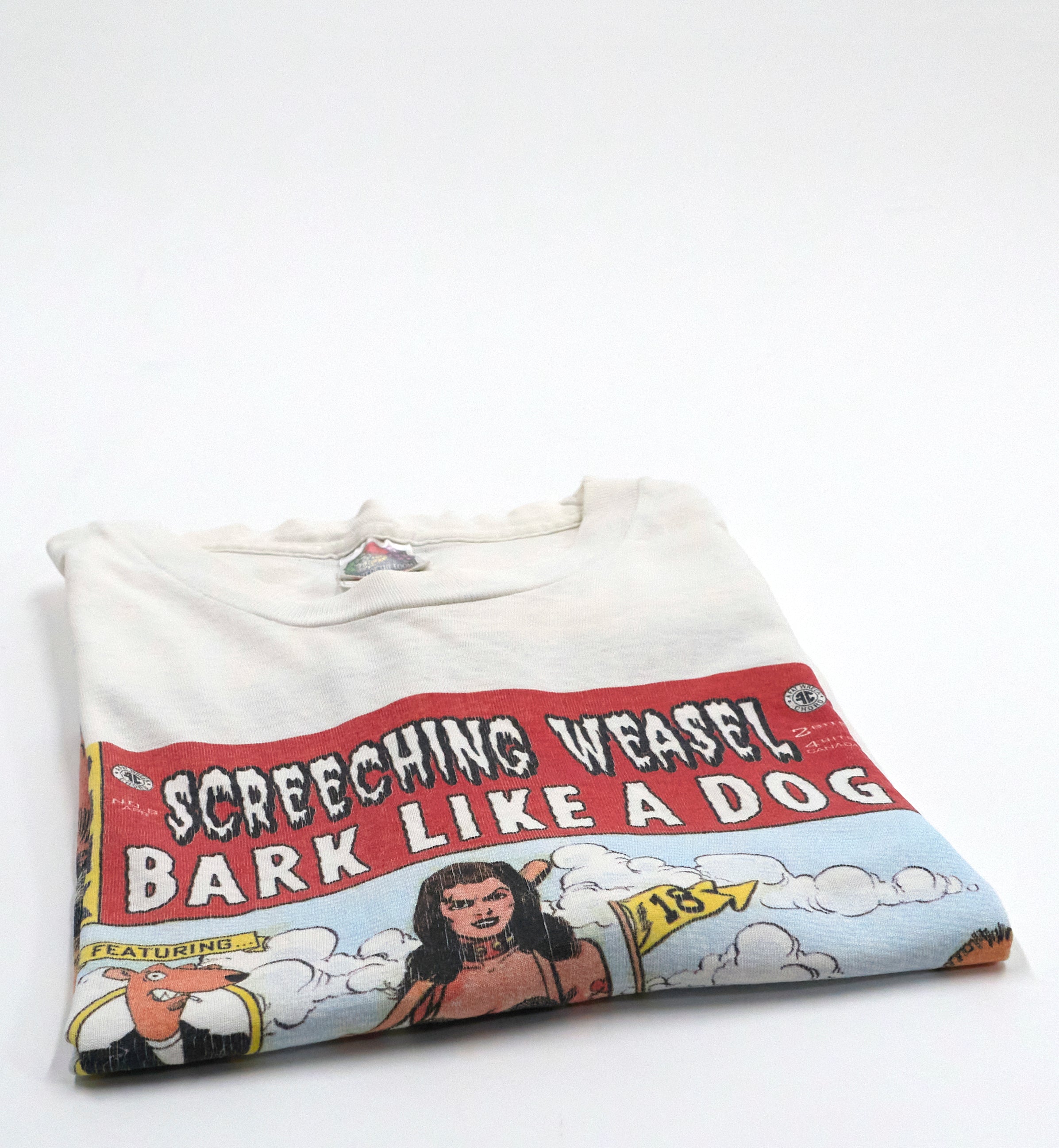 Screeching Weasel – Bark Like A Dog 1996 Tour Shirt Size Large