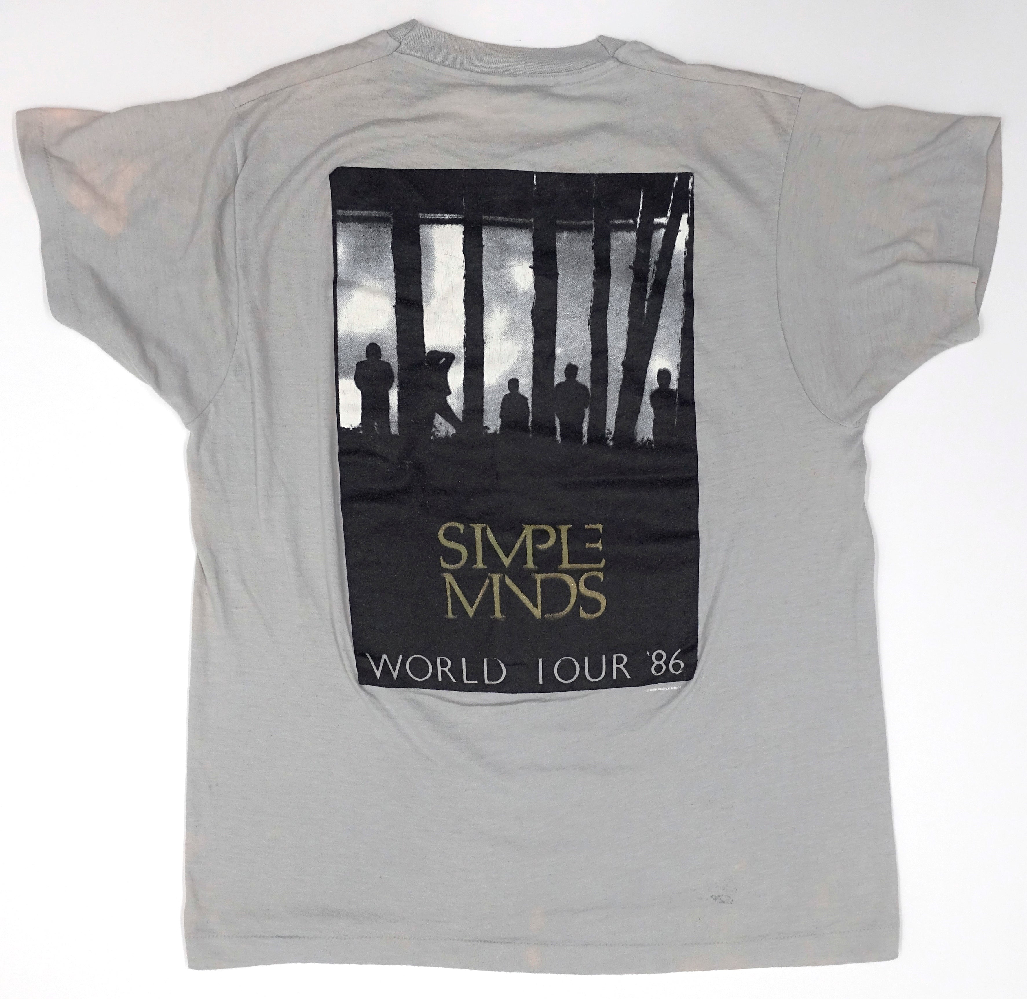 Simple Minds - Once Upon A Time 1986 World Tour Shirt Size Large / XL