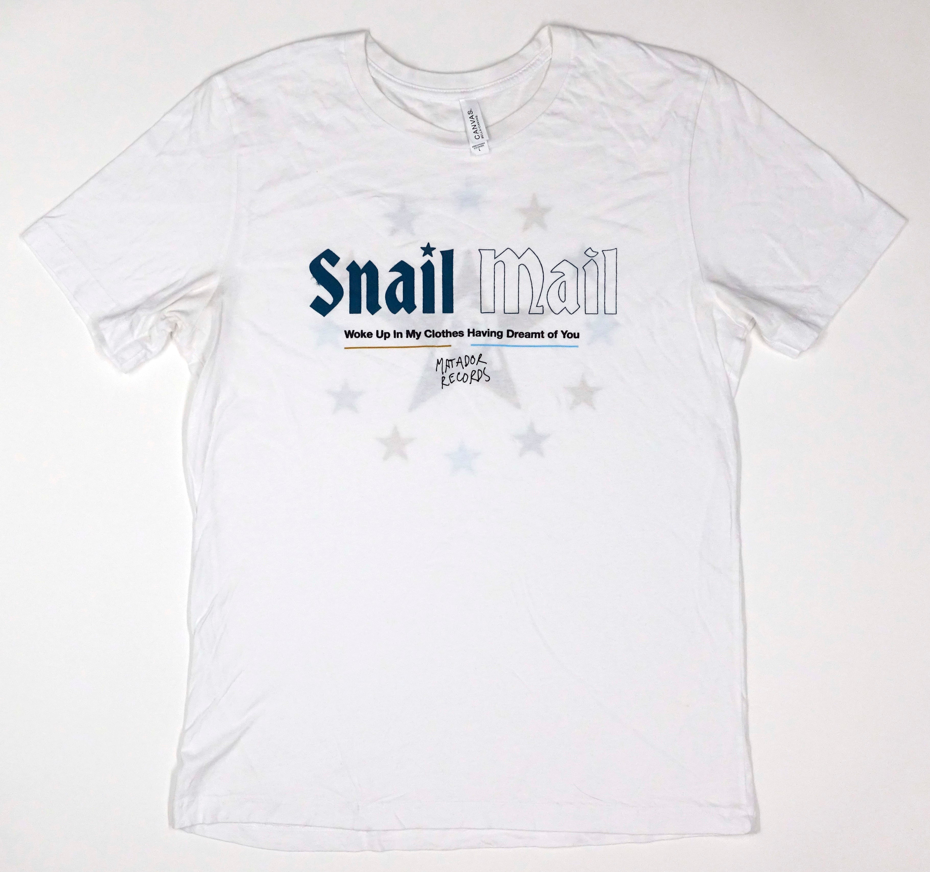Snail Mail - Woke Up In My Clothes Having Dreamt Of You 2019 Tour Shirt Size Large