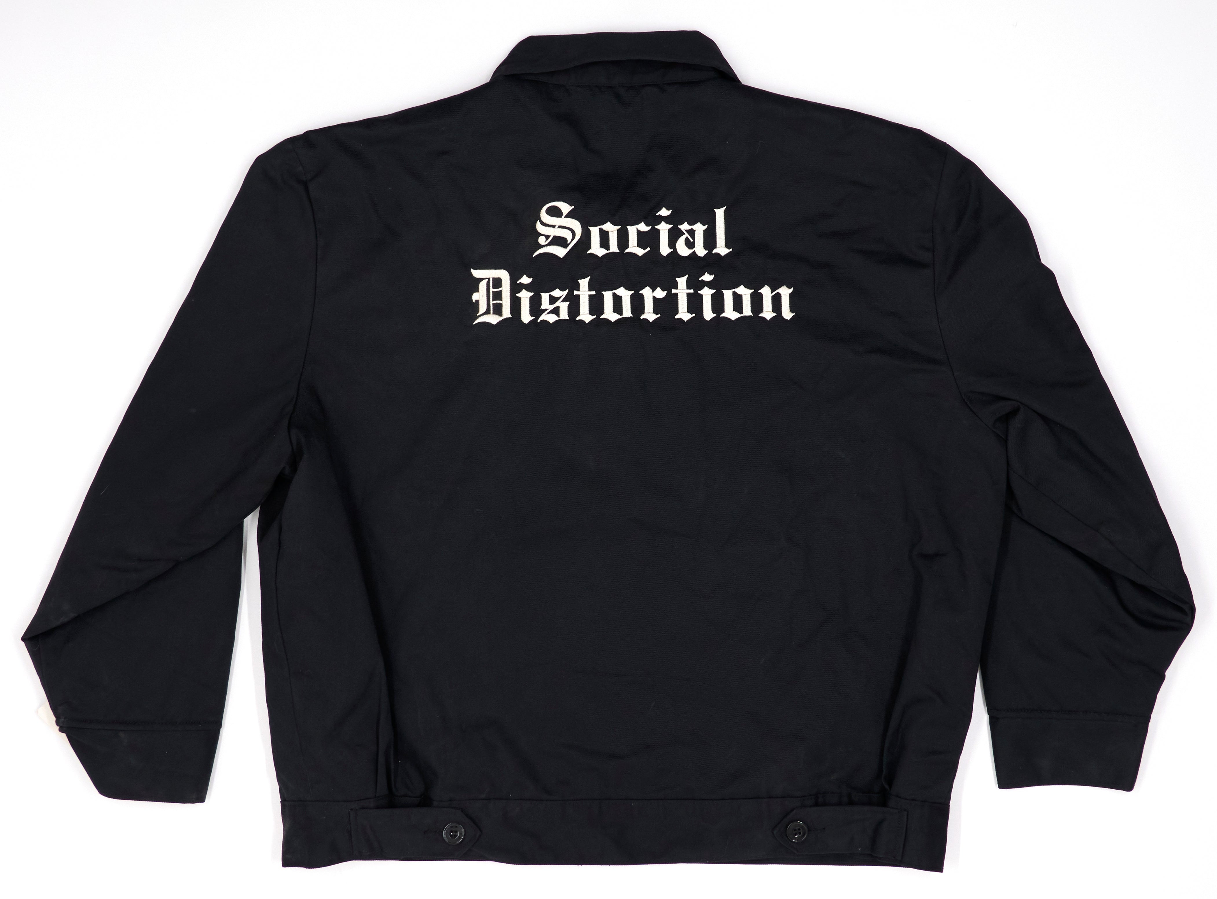 Social Distortion – Embroidered Tour Dickies Work Jacket Size XL