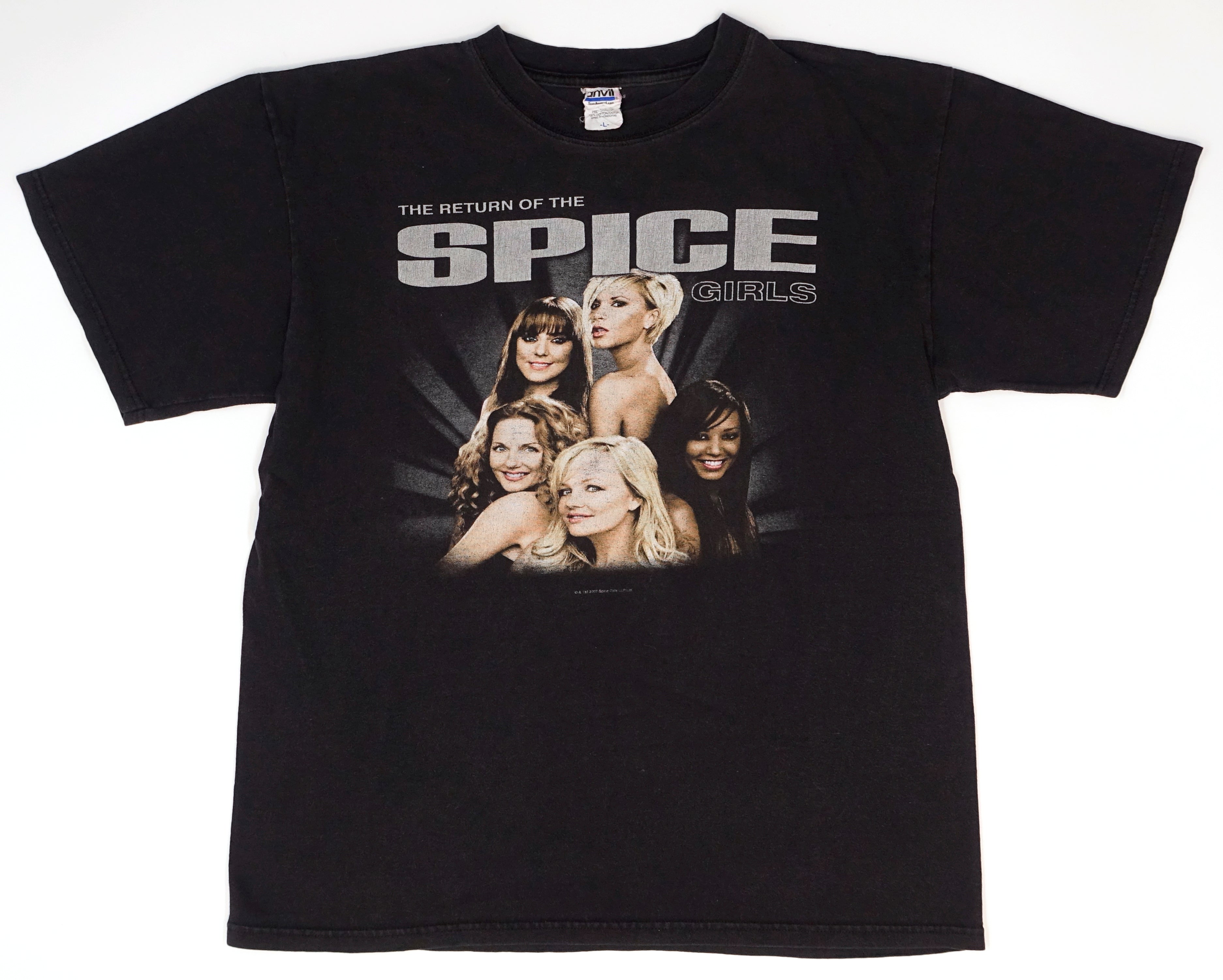 Spice Girls - the Return Of The Spice Girls 2007 Tour Shirt Size Large