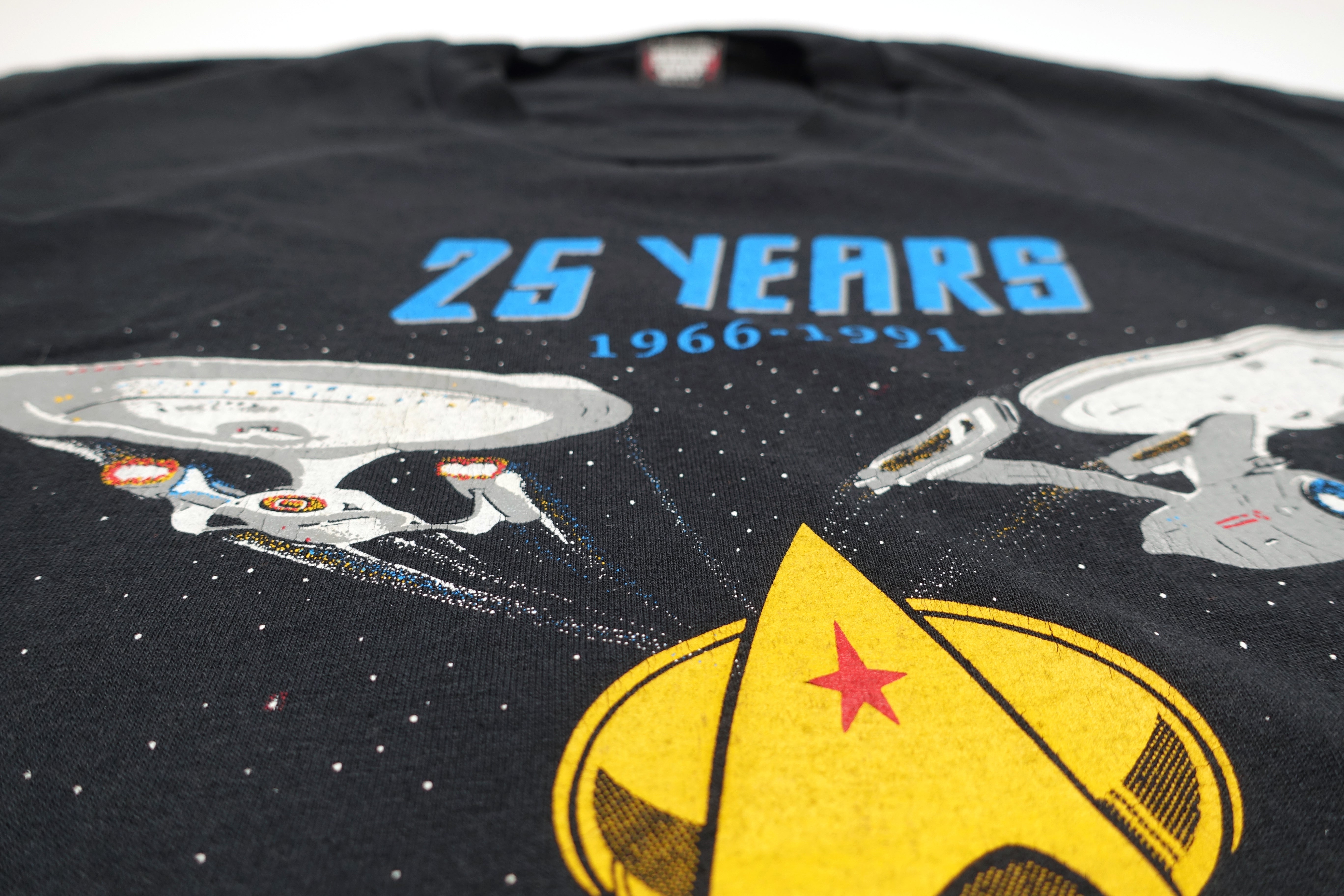 Star Trek - 25 Years 1966-1991 Shirt Size Large