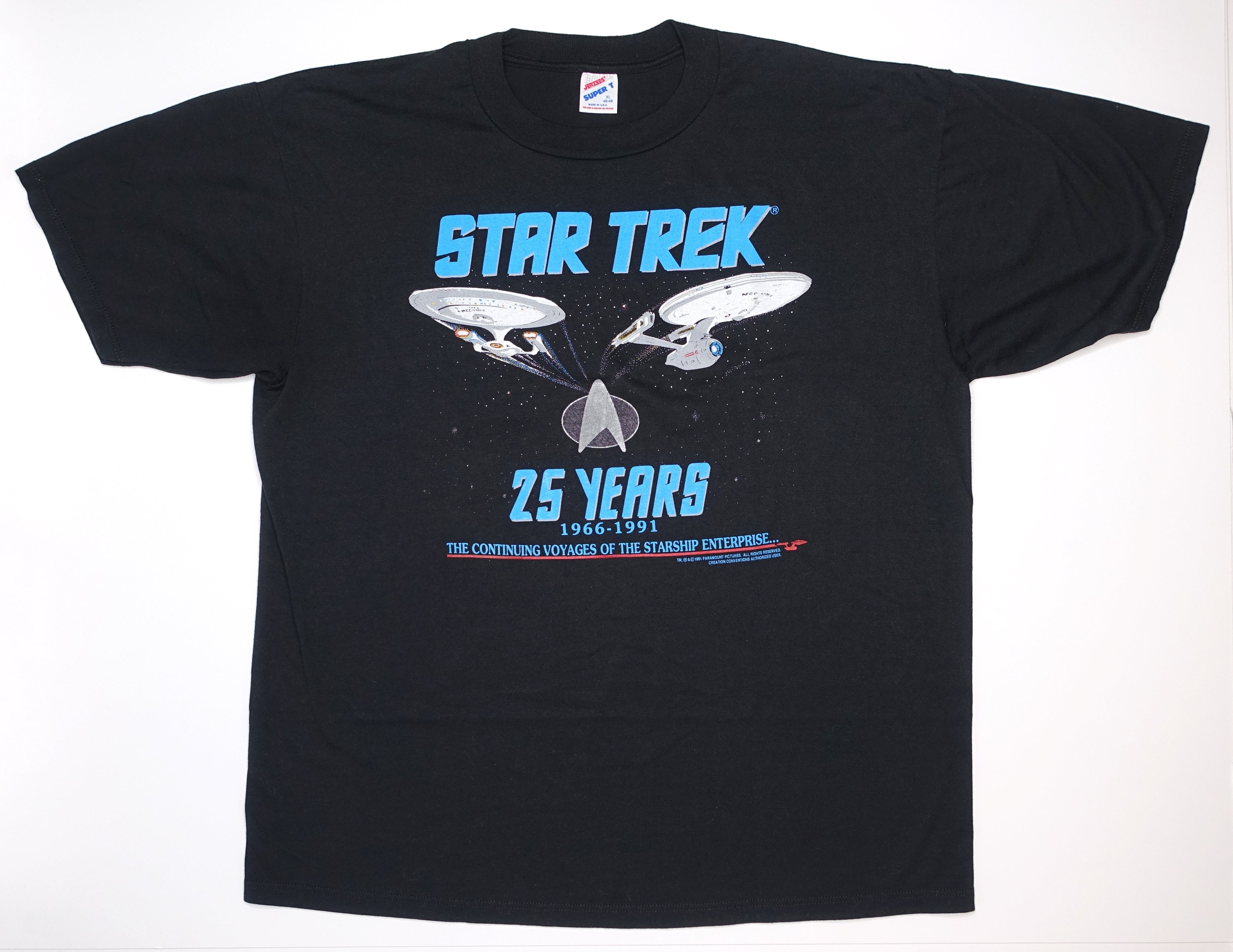Star Trek - 25 Years  1966-1991 Shirt Size XL