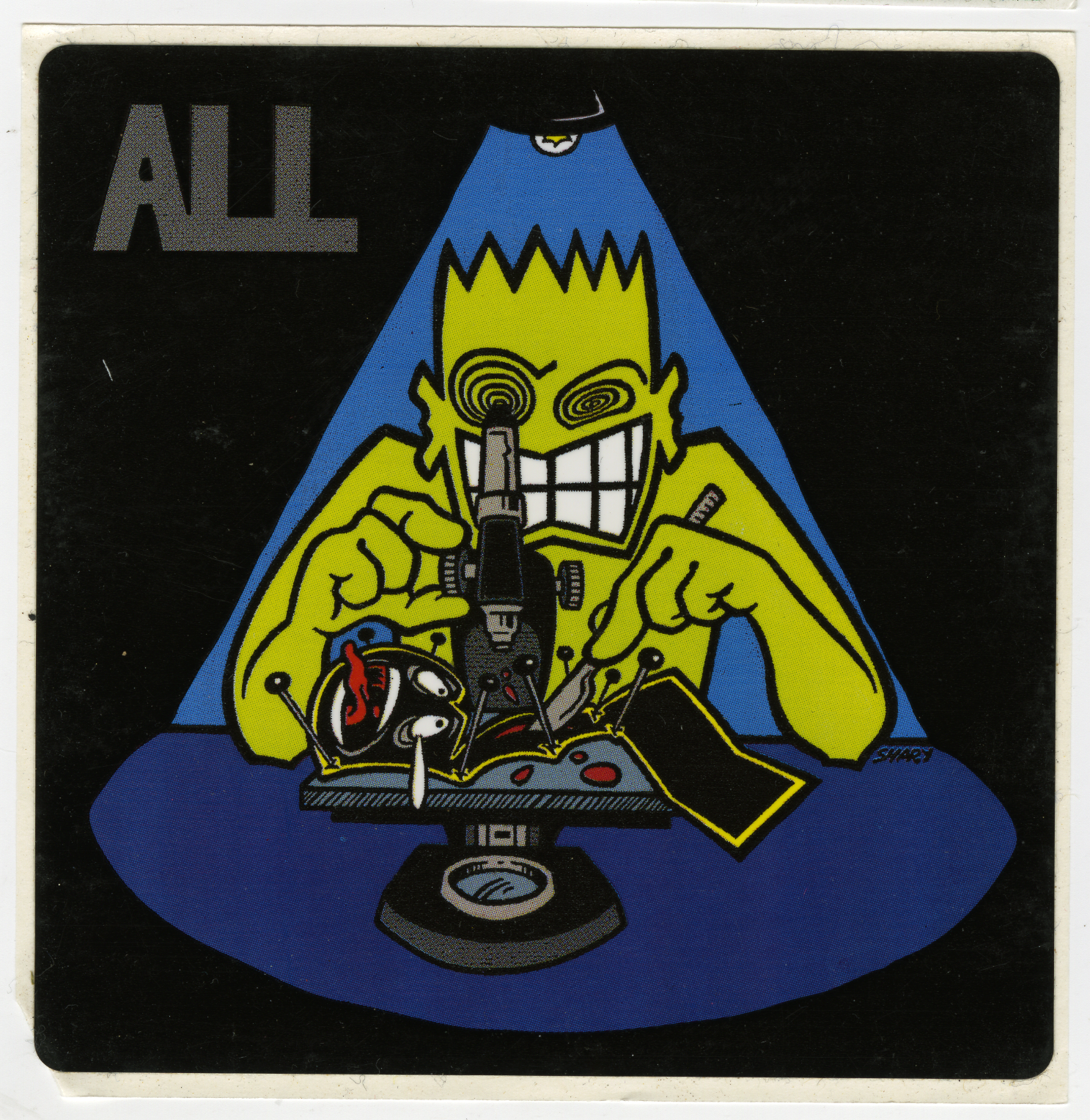 ALL - Greatest Hits 90's Deadstock Square Sticker
