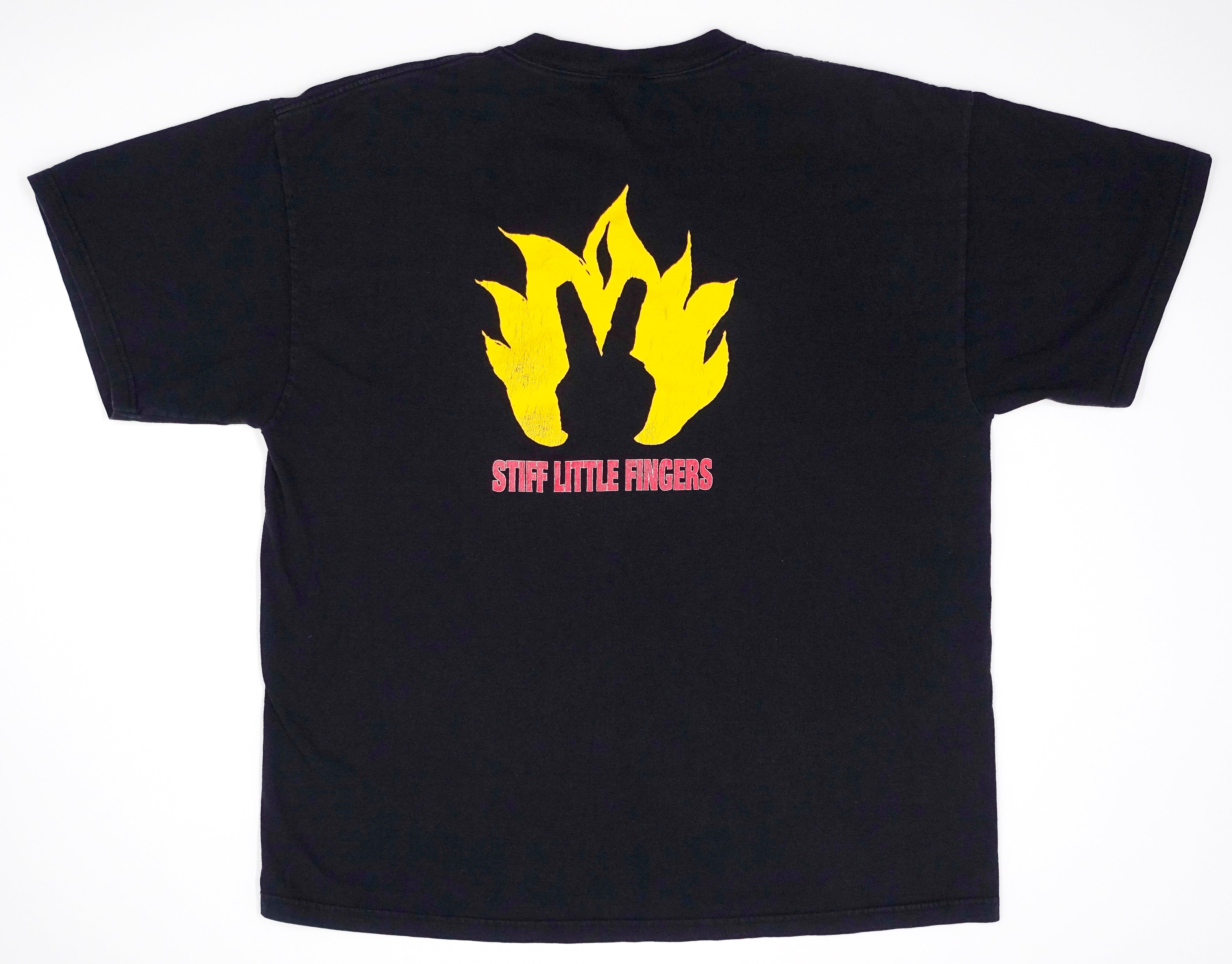 Stiff Little Fingers ‎– SLF Peace Sign Tour Shirt Size XL