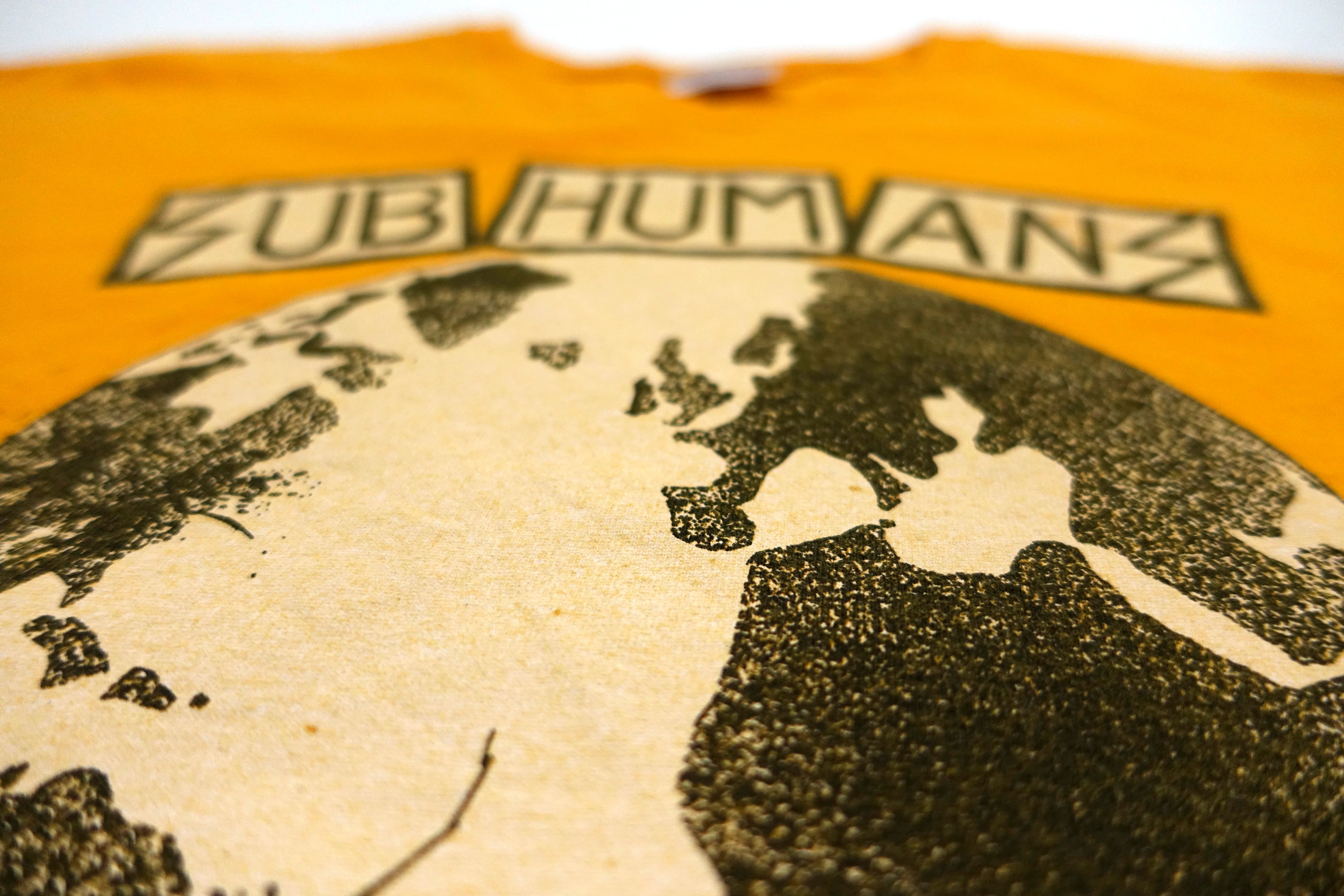 Subhumans – Worlds Apart Shirt Size Large