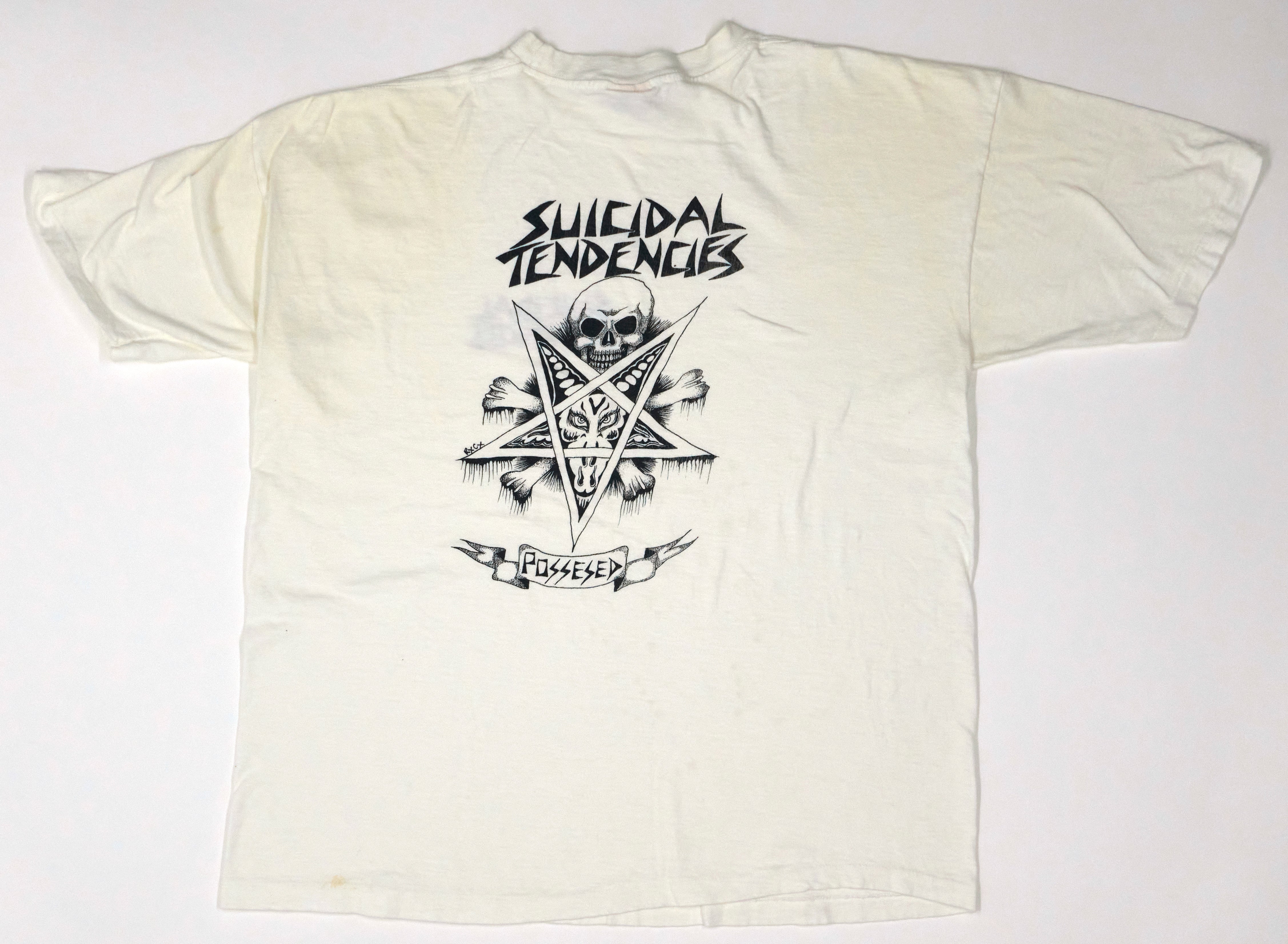 Suicidal Tendencies - Possessed Late 80's / Early 90's Tour Shirt Size XL