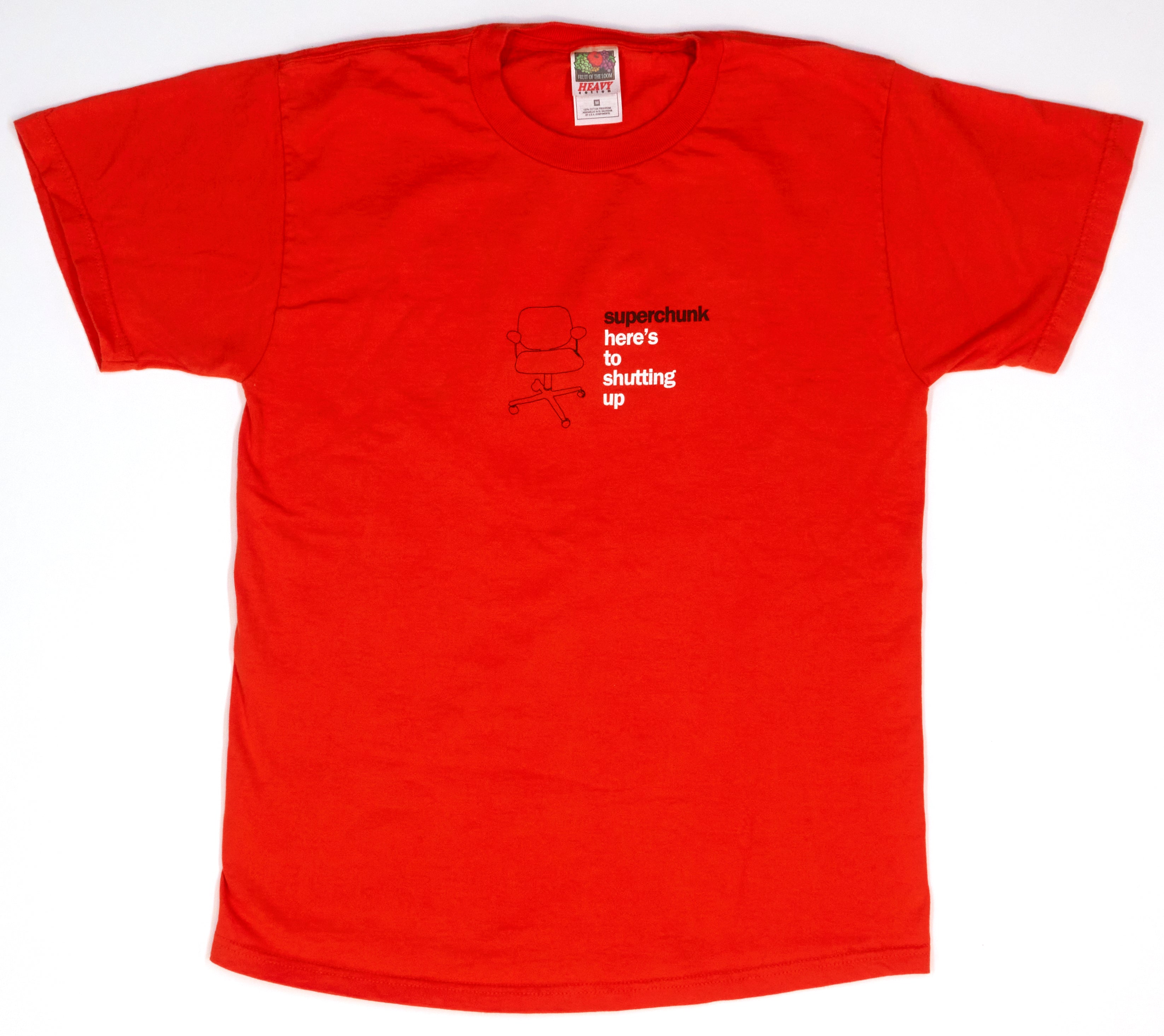 Superchunk - Here's To Shutting Up 2001 Tour Shirt Size Medium