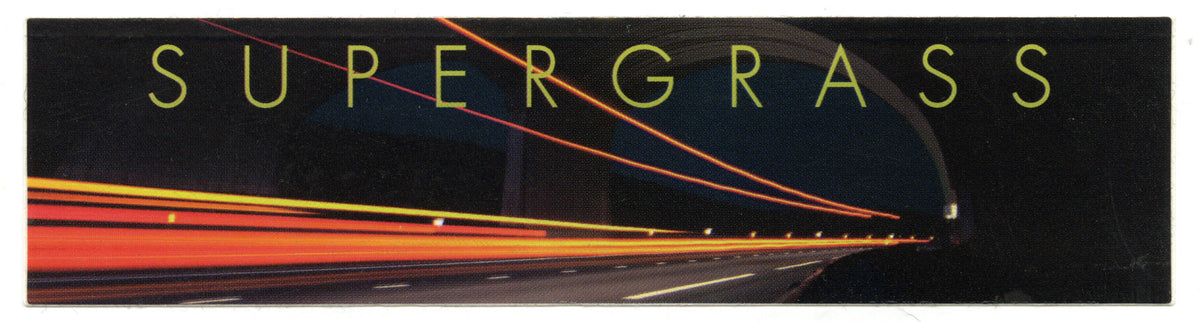 Supergrass - Road To Rouen 2005 Promo Sticker