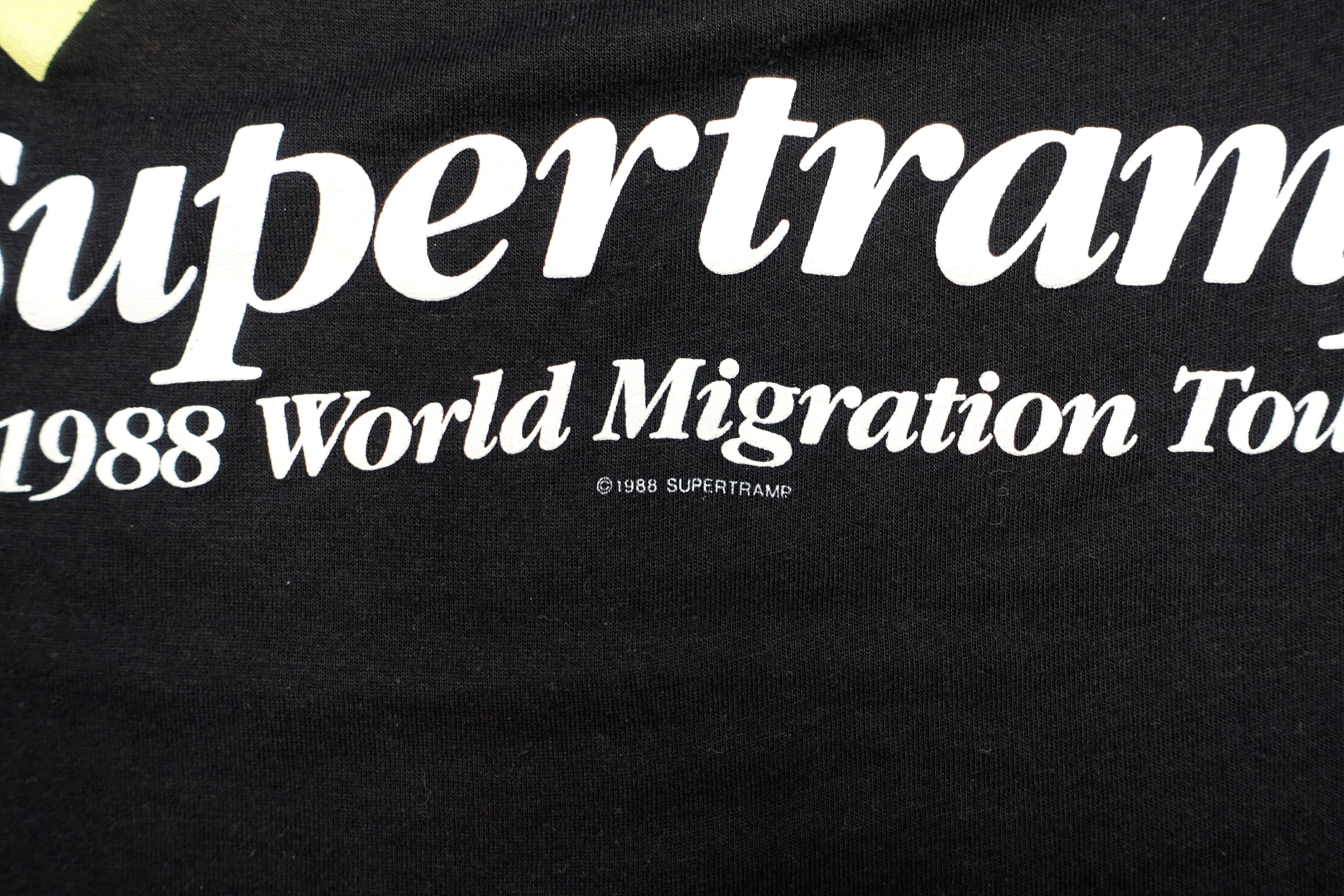 Supertramp - 1988 World Migration Tour Shirt Size XL