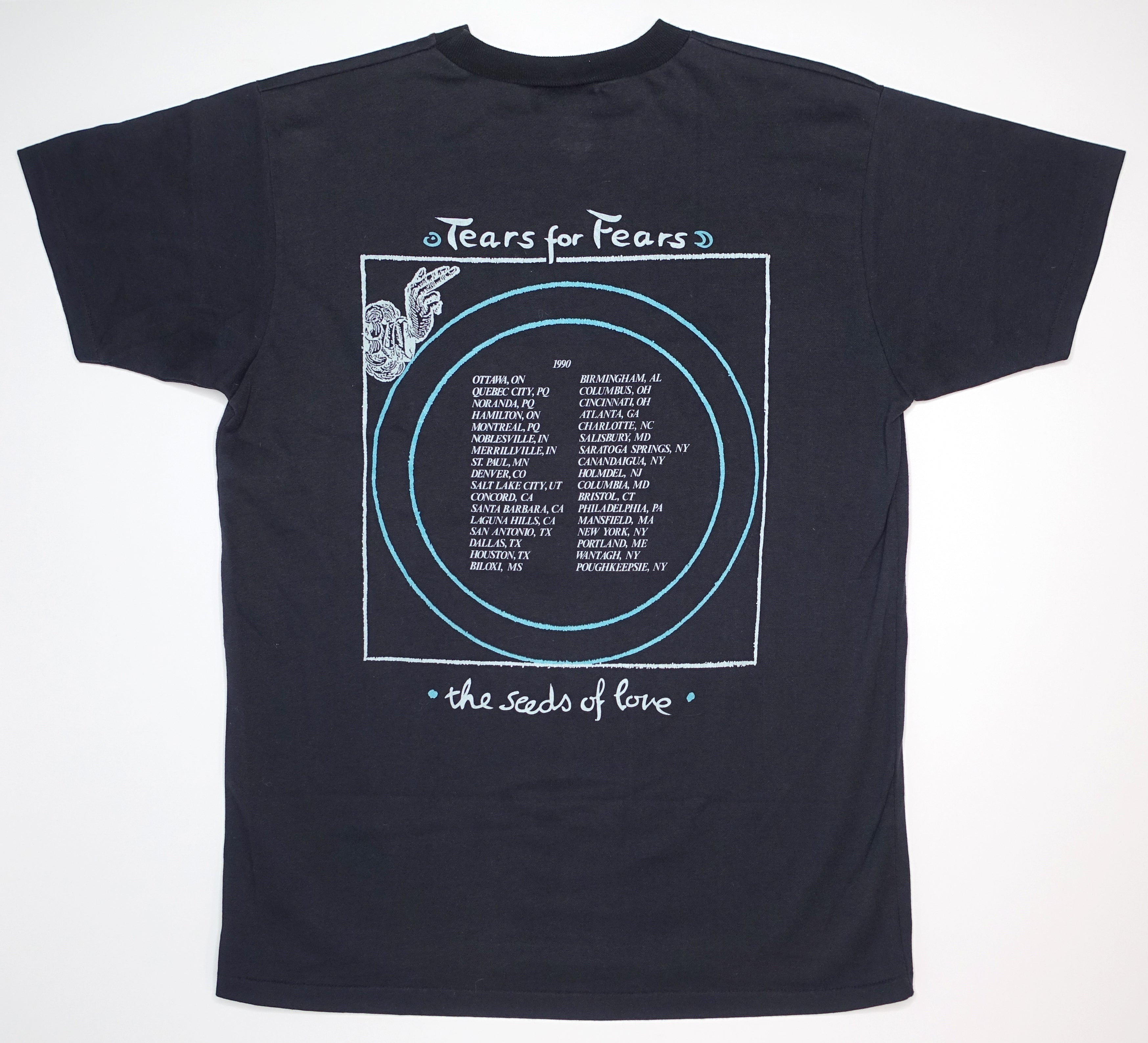 Tears For Fears – The Seeds Of Love 1990 North American Tour Shirt Size XL