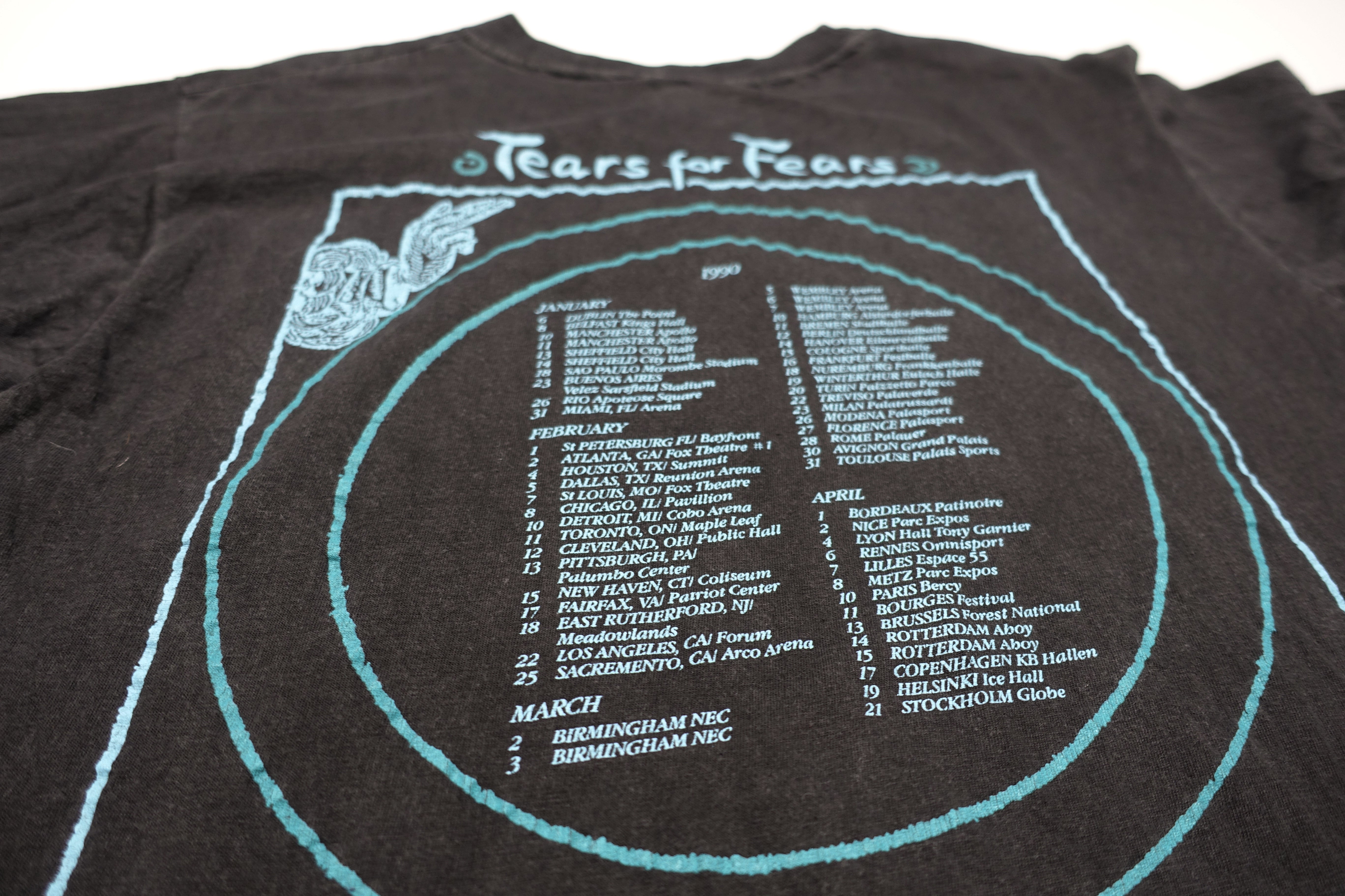 Tears For Fears – The Seeds Of Love 1990 World Tour Shirt Size Large