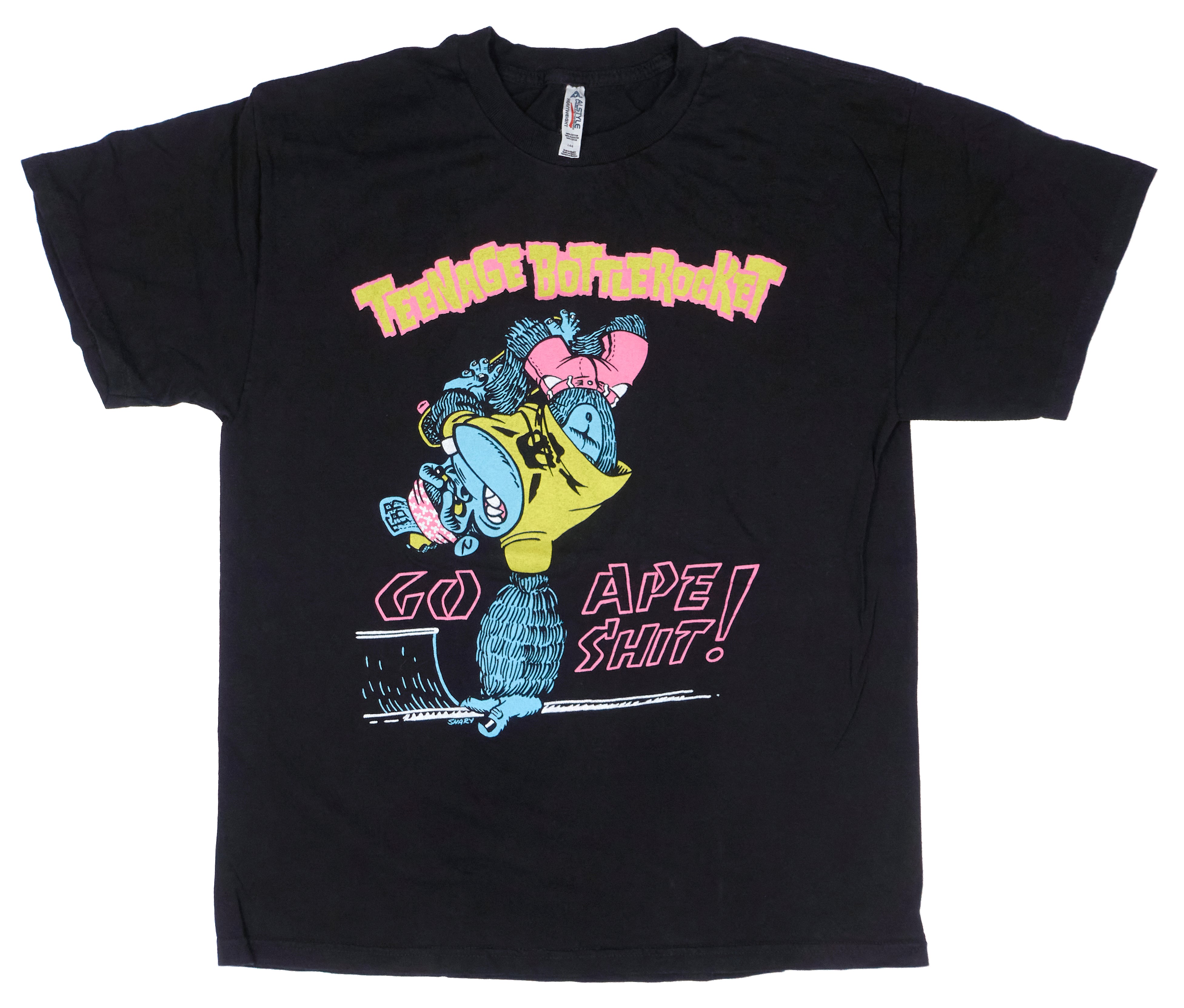 Teenage Bottlerocket - Shary Go Ape Shit! Tour Shirt Size Large