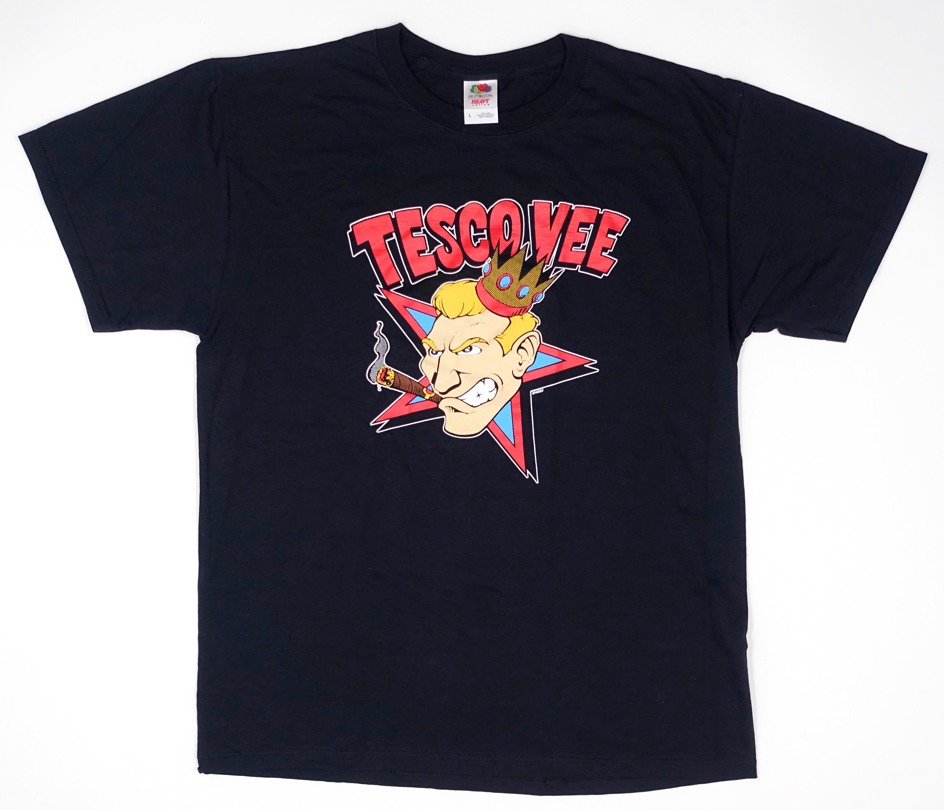 Tesco Vee - Cigar Smokin Tesco by Chris Shary Tour Shirt Size Large