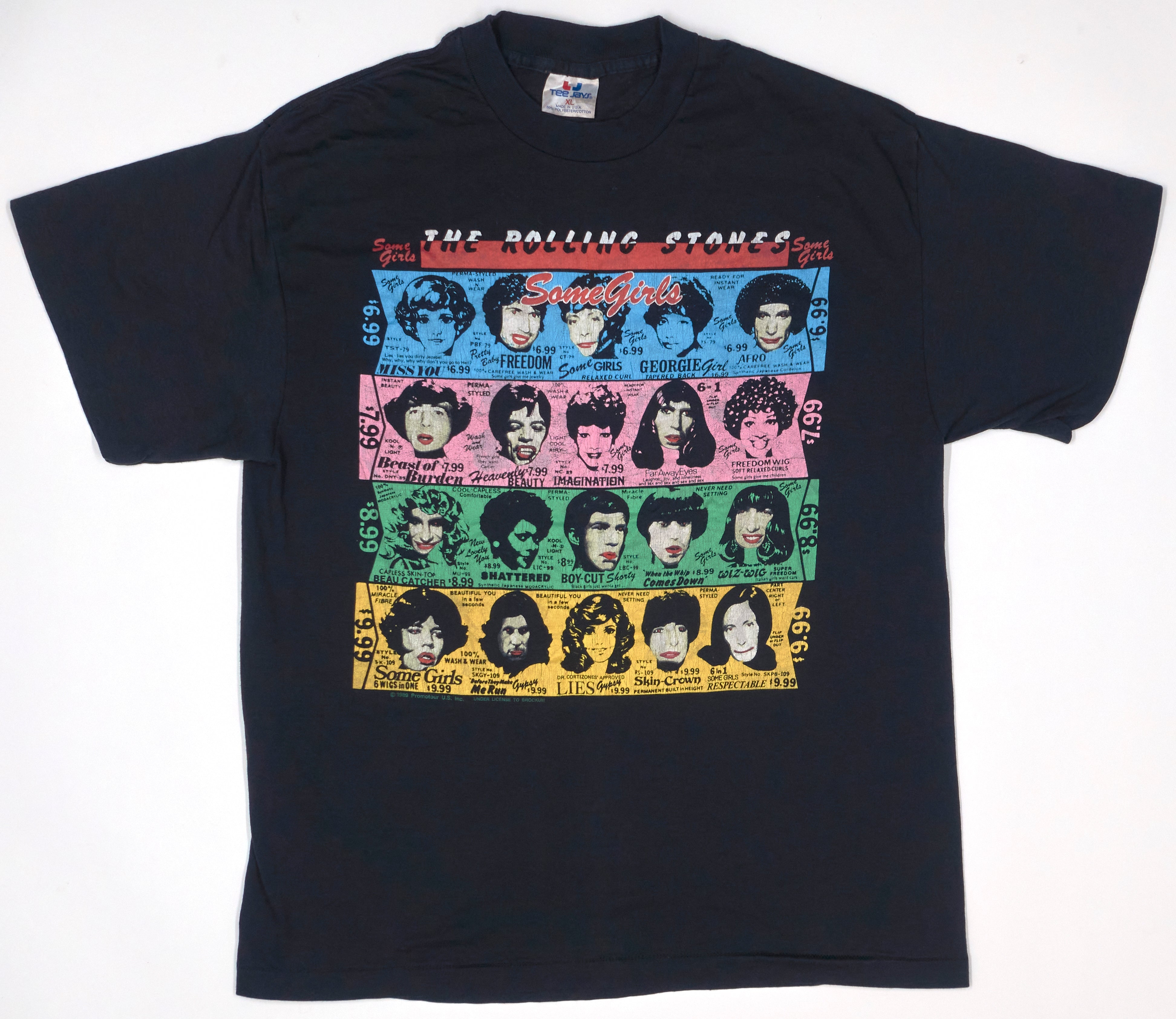The Rolling Stones – Some Girls ©1989 Tour Shirt Size XL