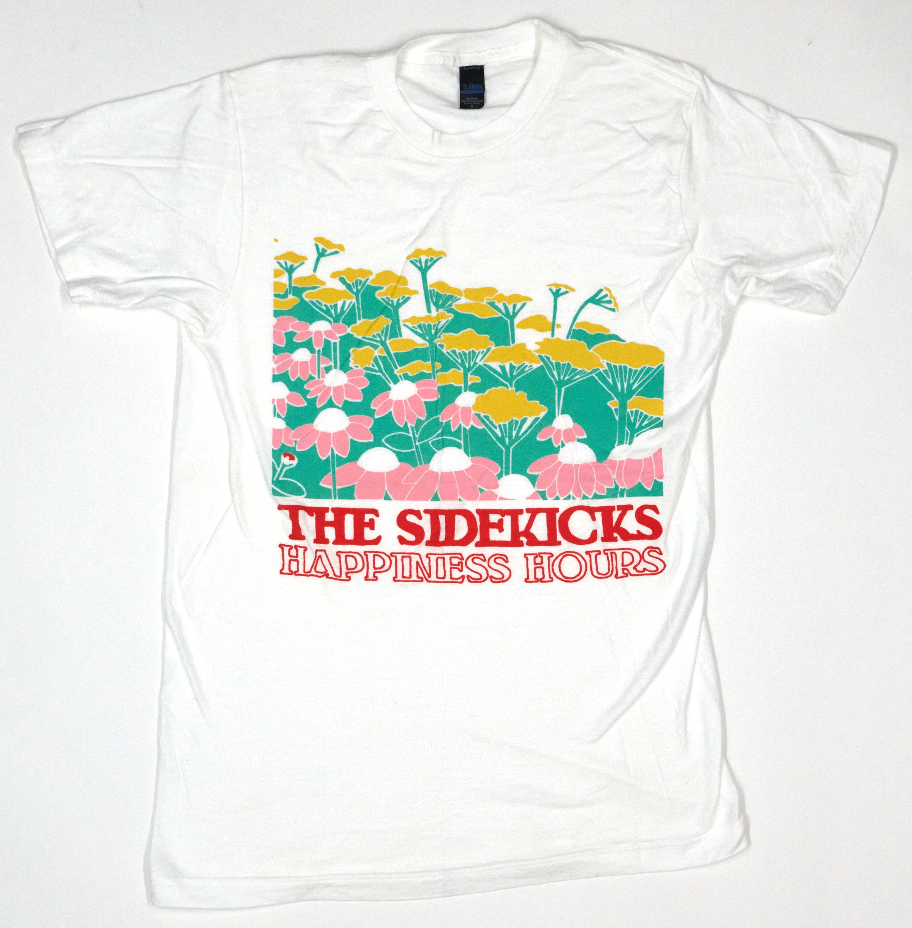The Sidekicks – Happiness Hours Flowers 2018 Tour Shirt Size Small