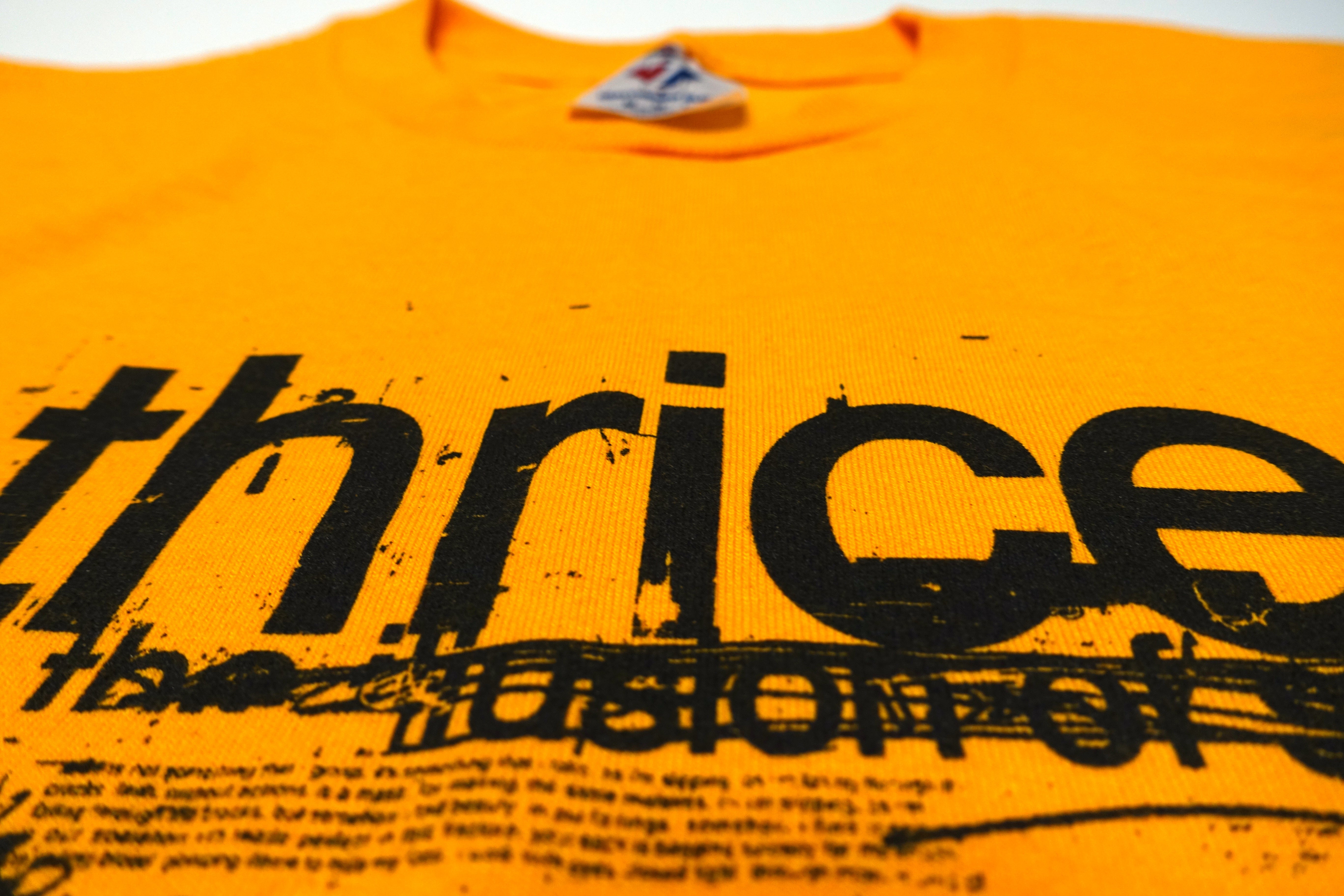 Thrice - The Illusion Of Safety 2002 Tour Shirt Size Medium