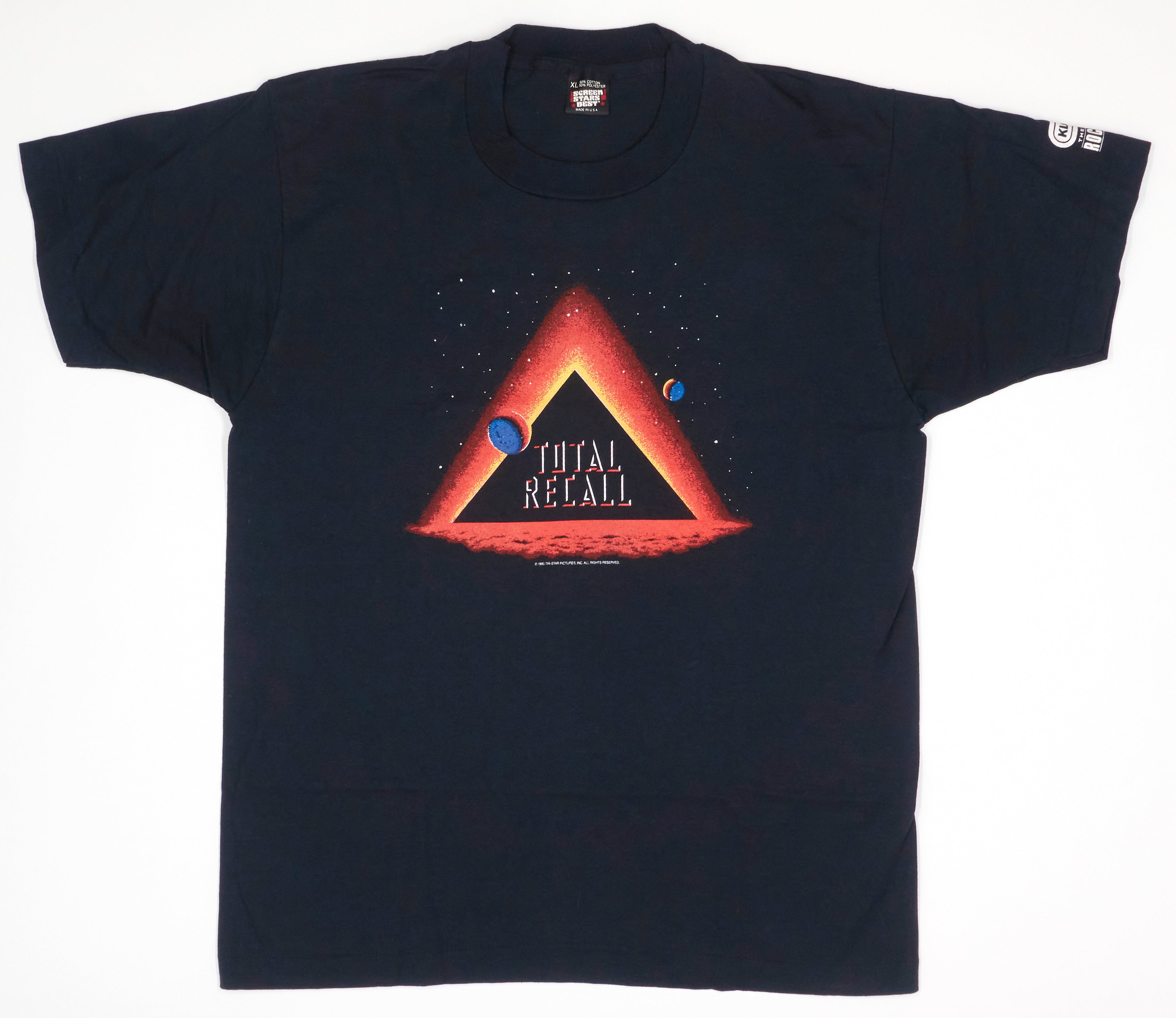 Total Recall - They Stole His Mind Tri-Star Pictures ©1990 Motion Picture Shirt Size XL