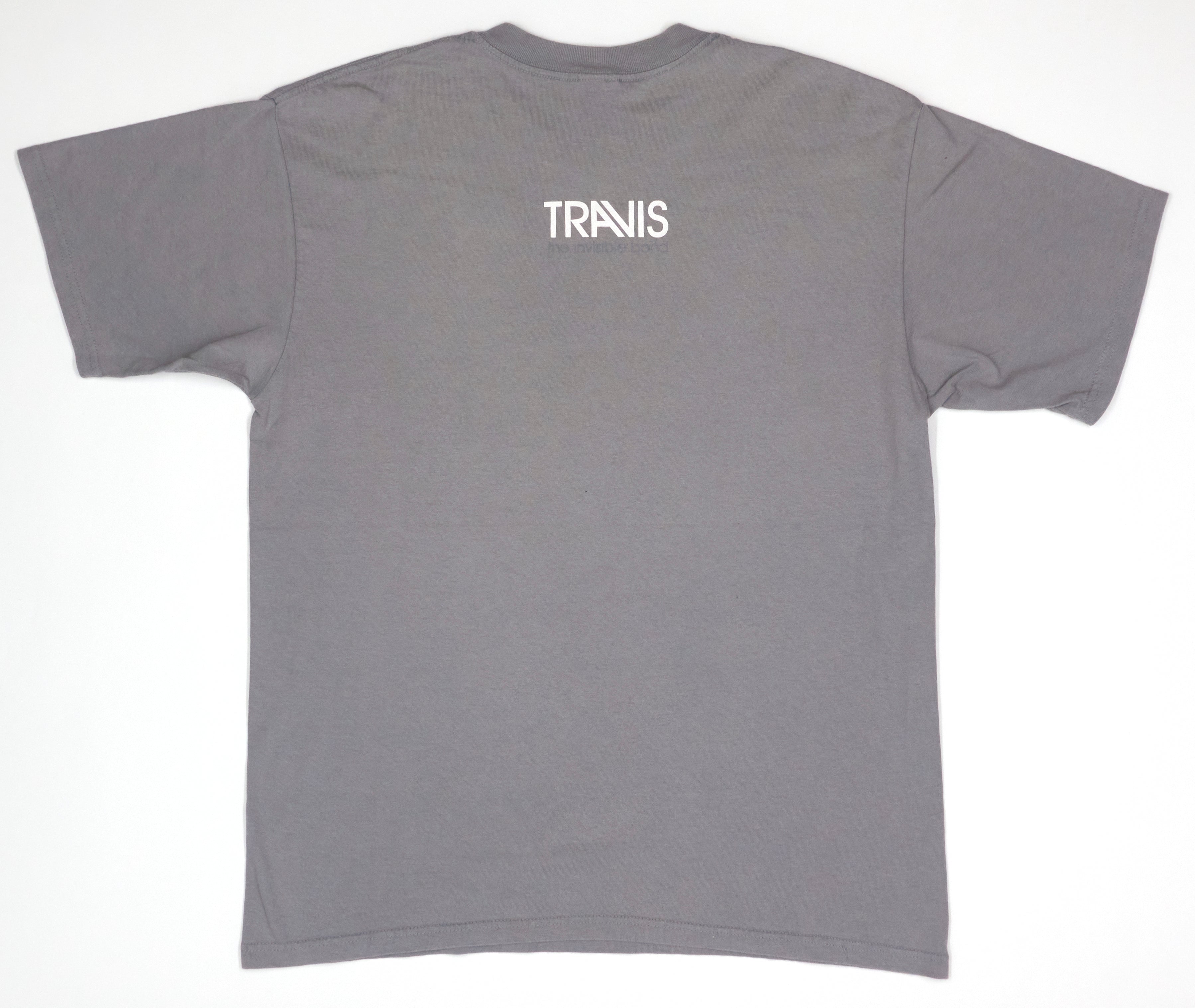 Travis – The Invisible Band City Drawing 2001 Tour Shirt Size Large