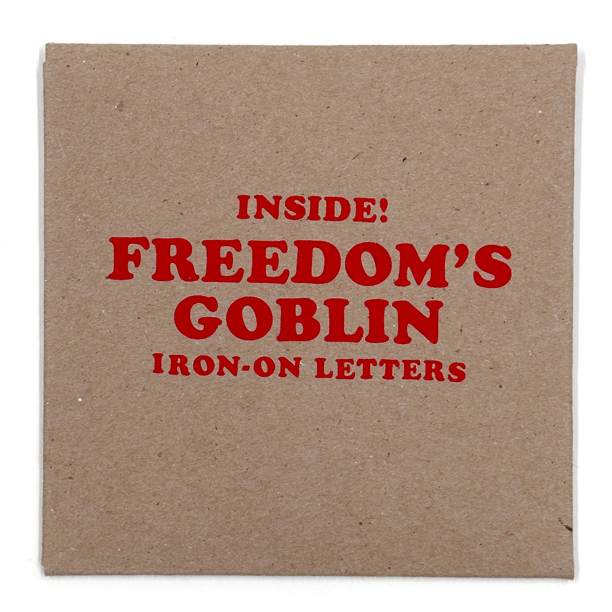 Ty Segall - Iron On Shirt Lettering 2018 Freedom's Goblin Tour