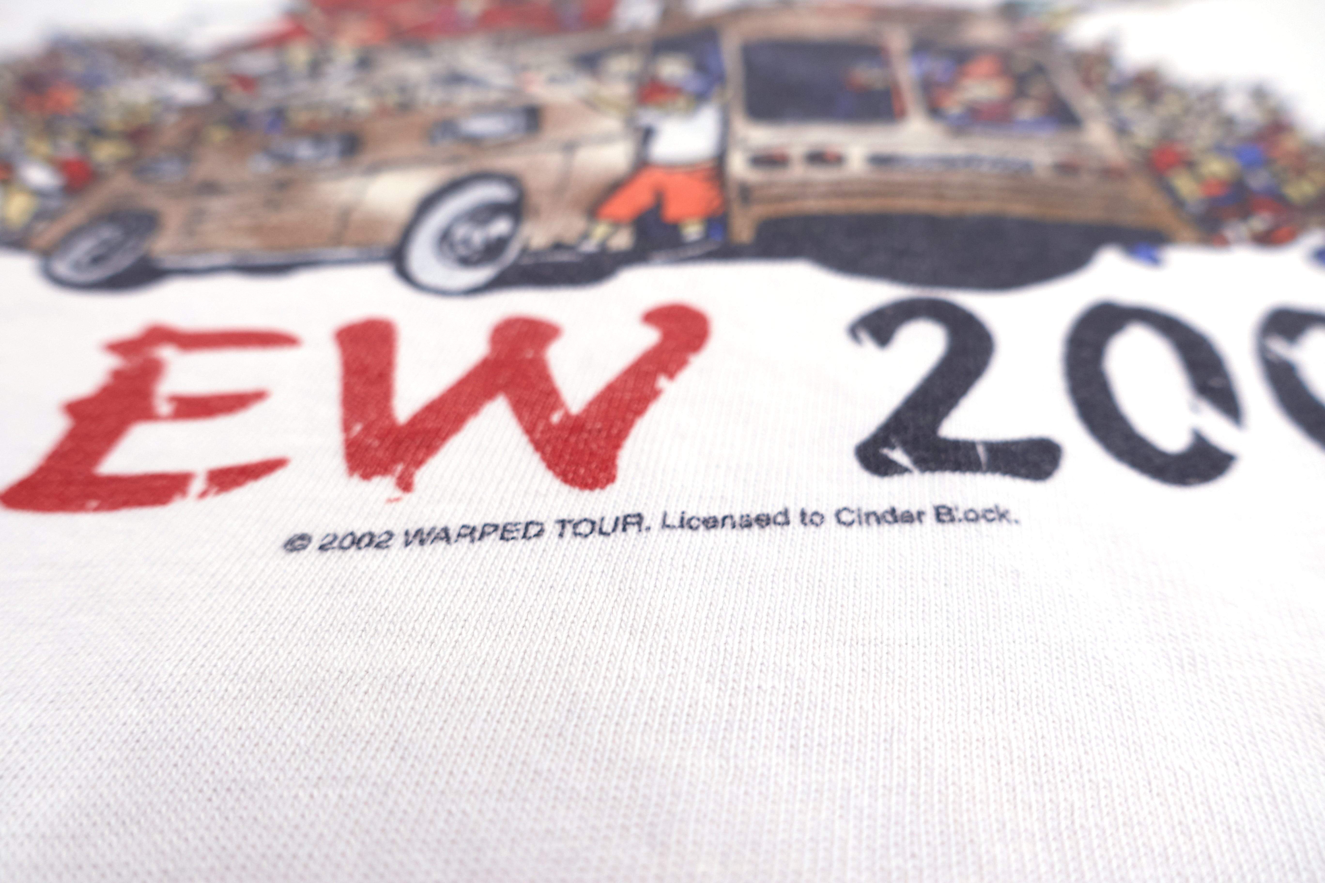 Vans Warped Tour - Crew / Promo Only 2002 Tour Shirt Size XL