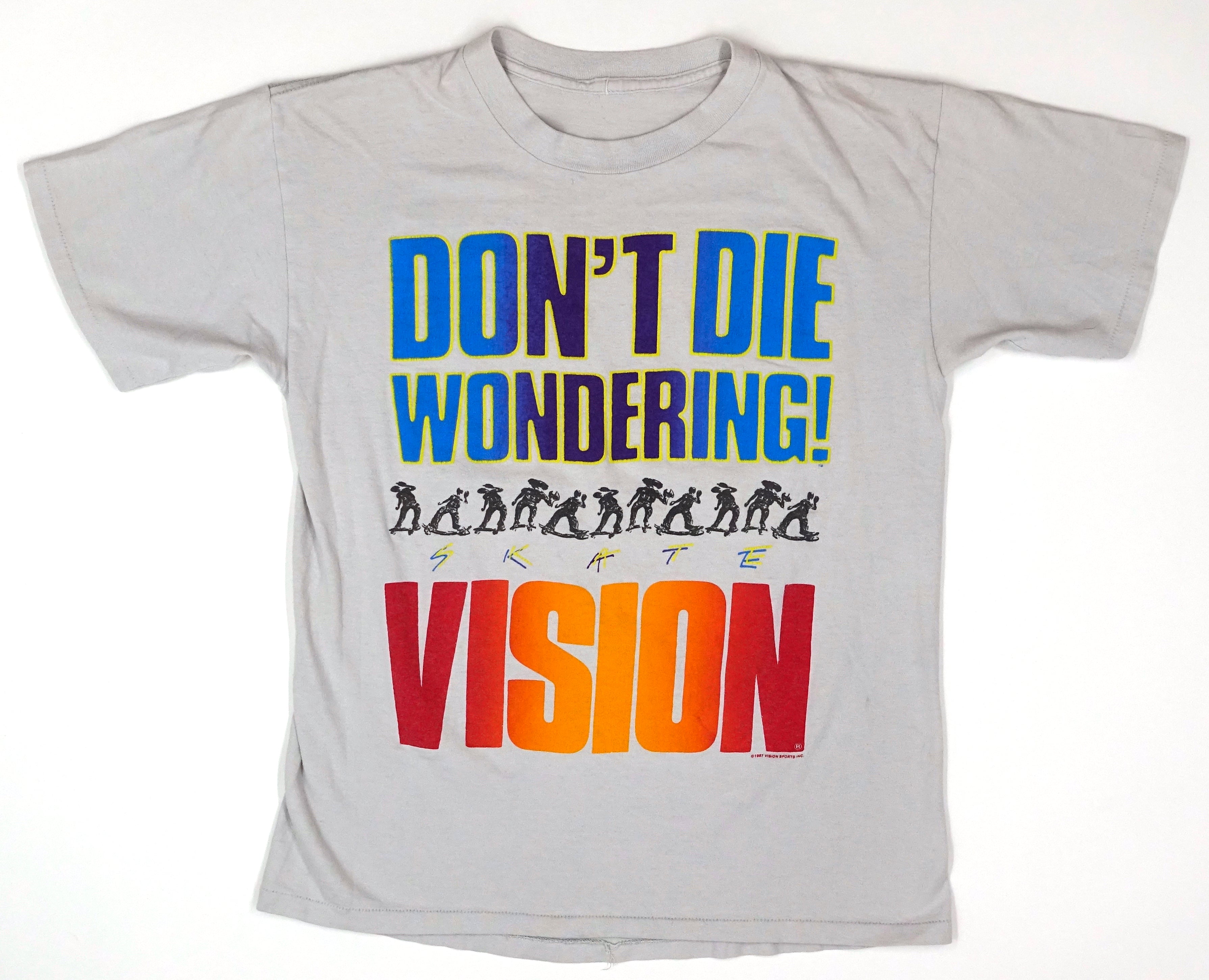 Vison Skateboards - Don't Die Wondering 1987 Shirt Size Large