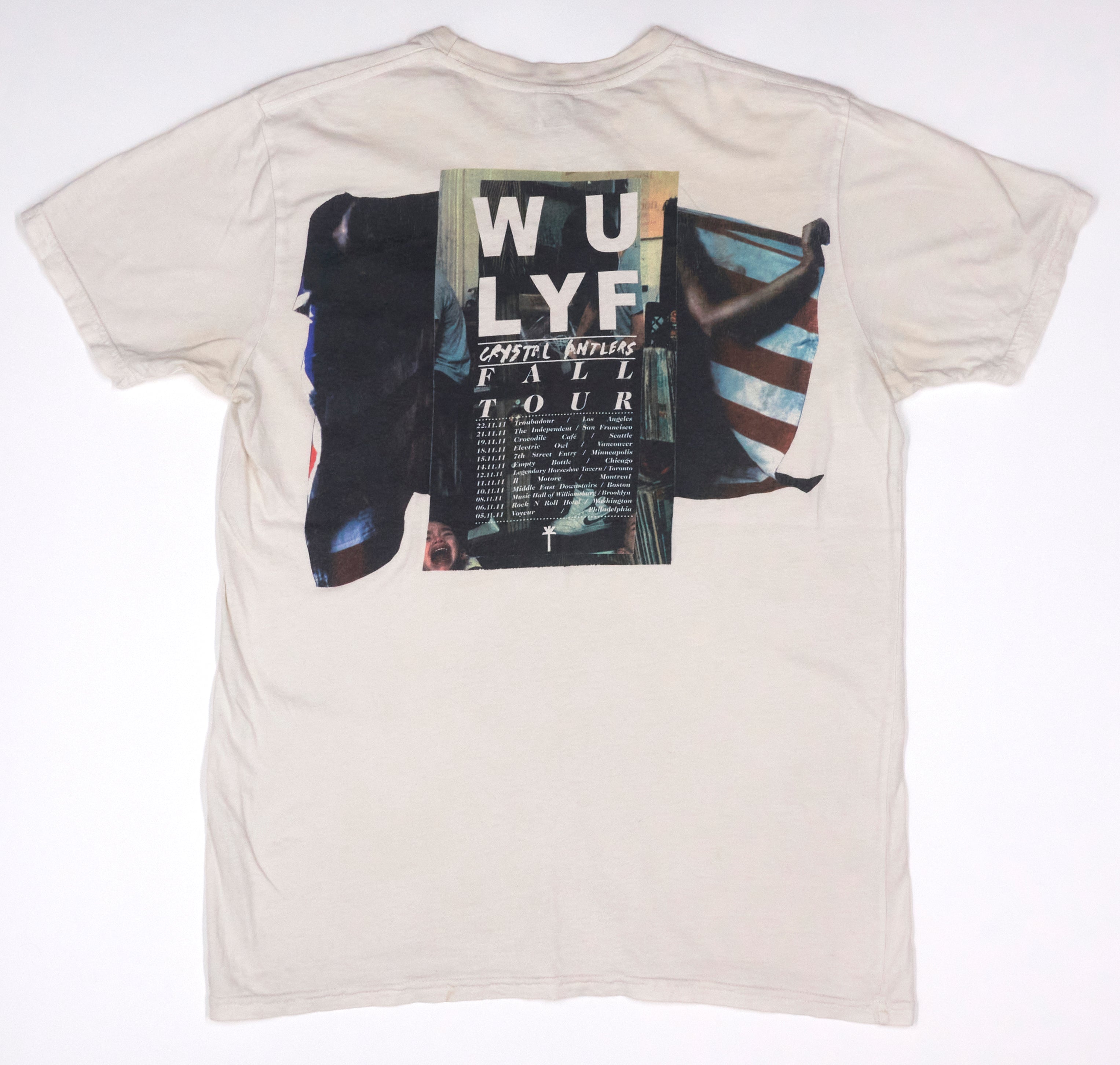 WU LYF ‎– Go Tell Fire To The Mountain 2011 Fall Tour Shirt Size Medium