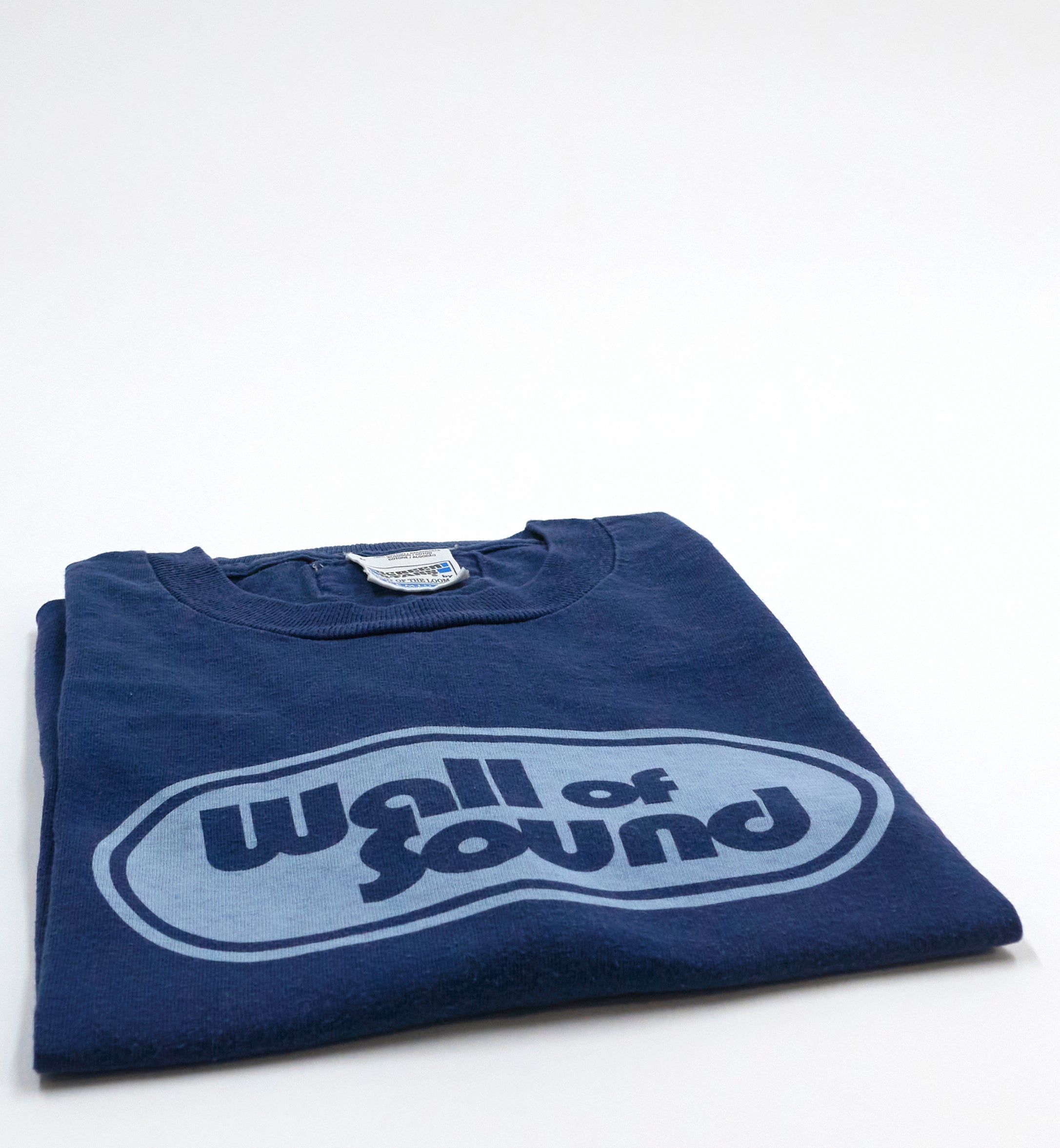 Wall Of Sound Records - Blue Logo Shirt Size Large