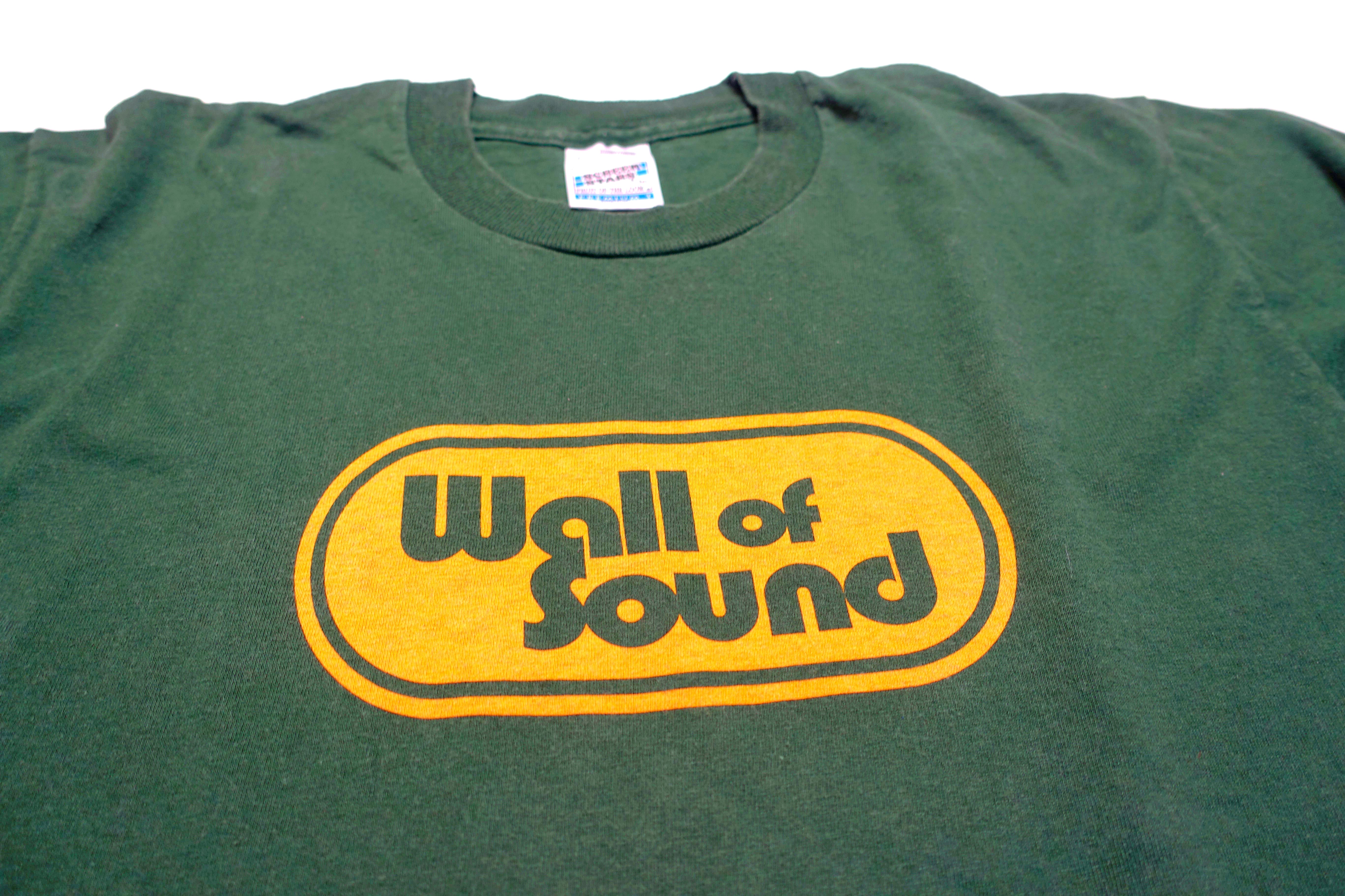 Wall Of Sound Records - Green Logo Shirt Size Large