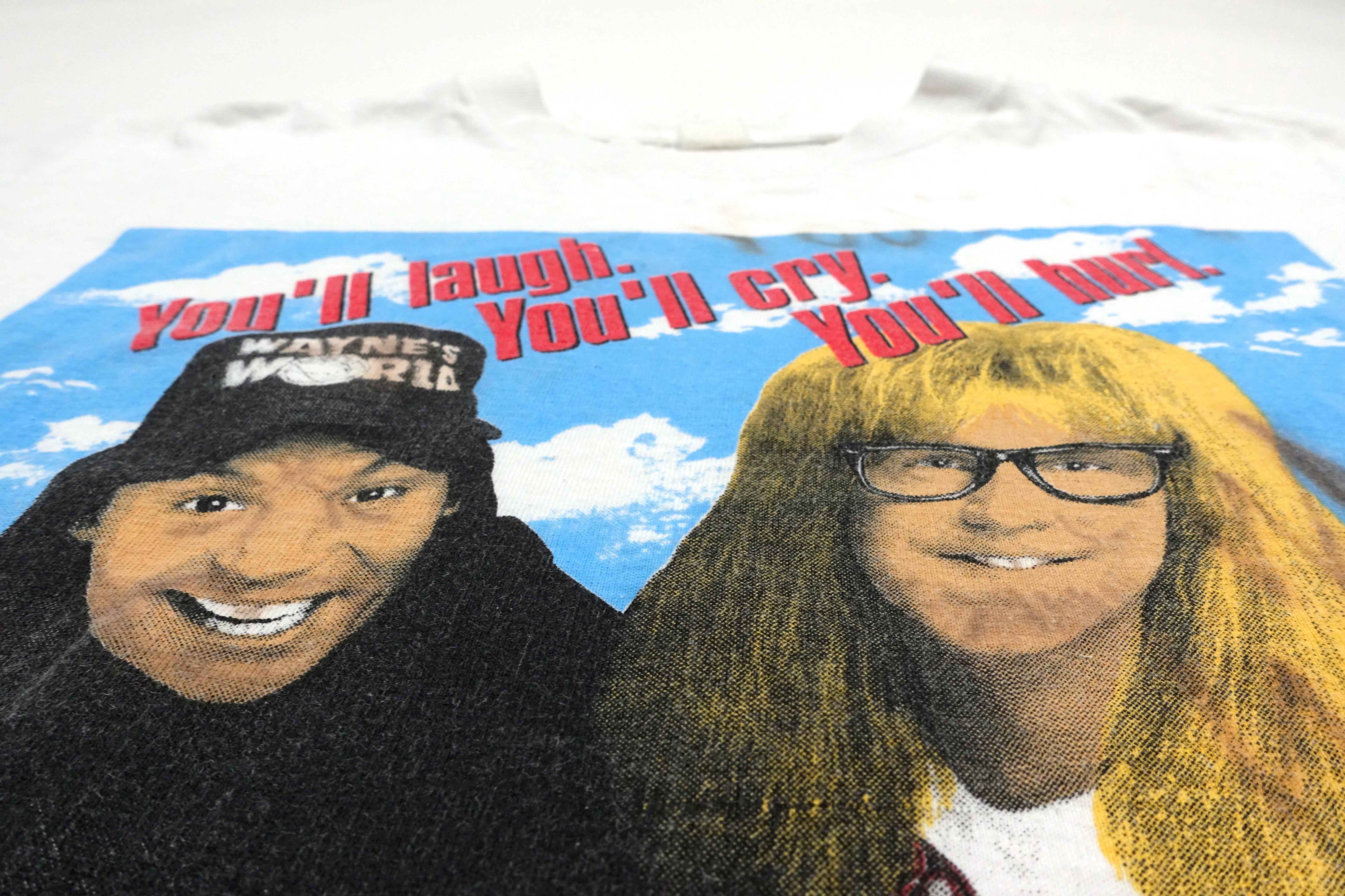 Wayne's World - You'll Laugh, You'll Cry, You'll Hurl Motion Picture Shirt Size Medium