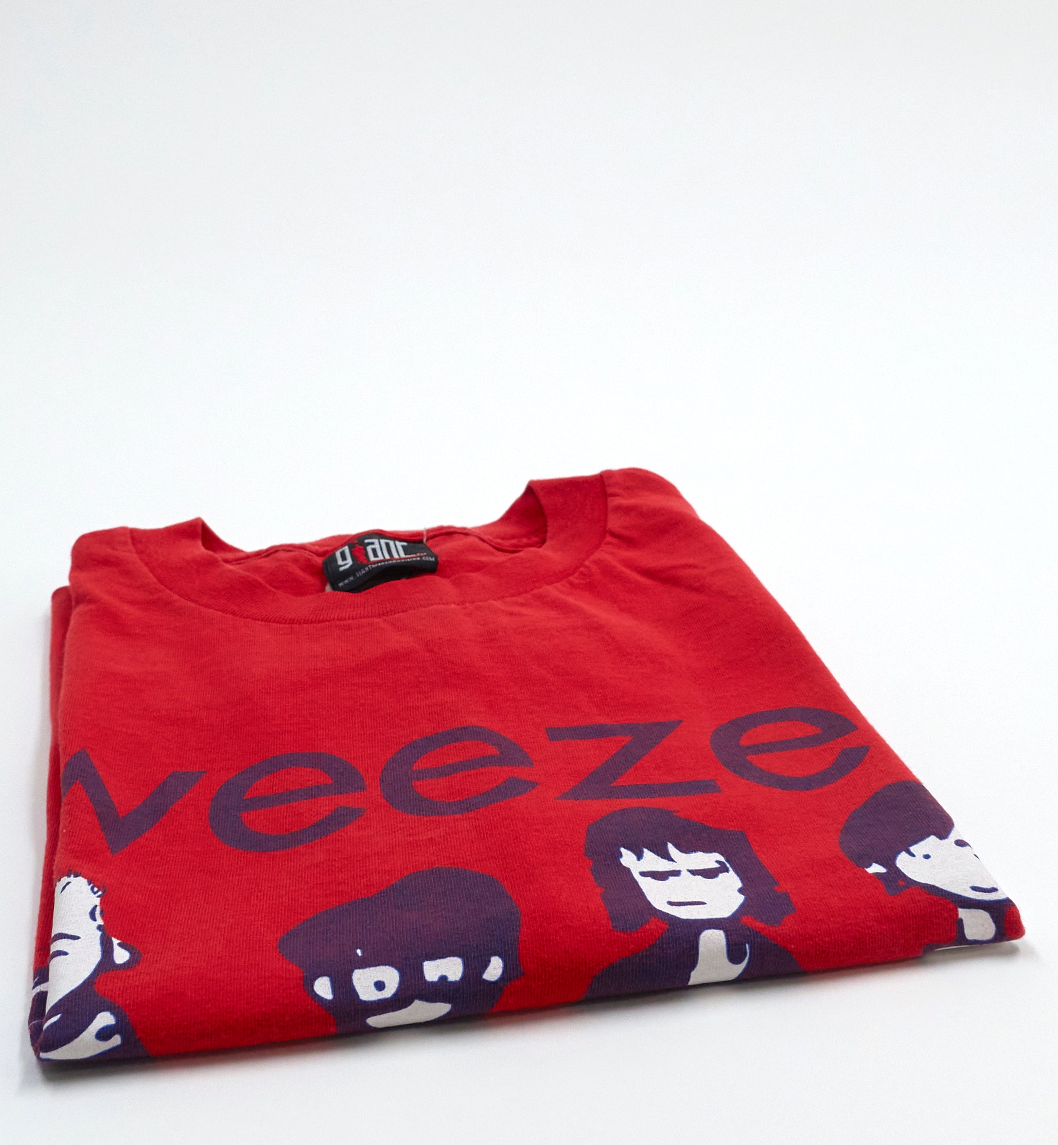 Weezer - Cartoon Band 2000 (Green Album) Tour Shirt Size Large