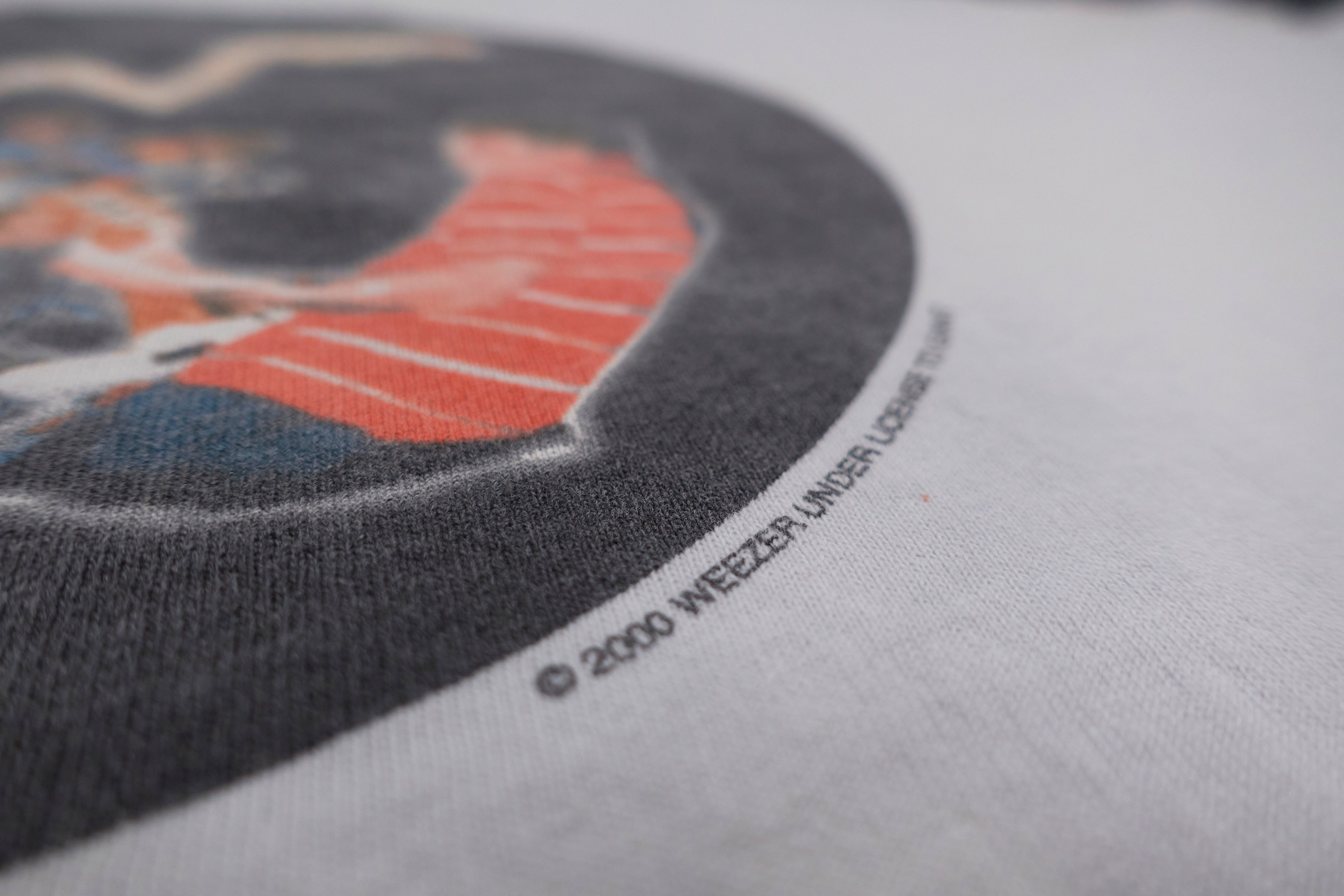 Weezer - Live Rock / Green Album Raglan 2001 Tour Shirt Size Large