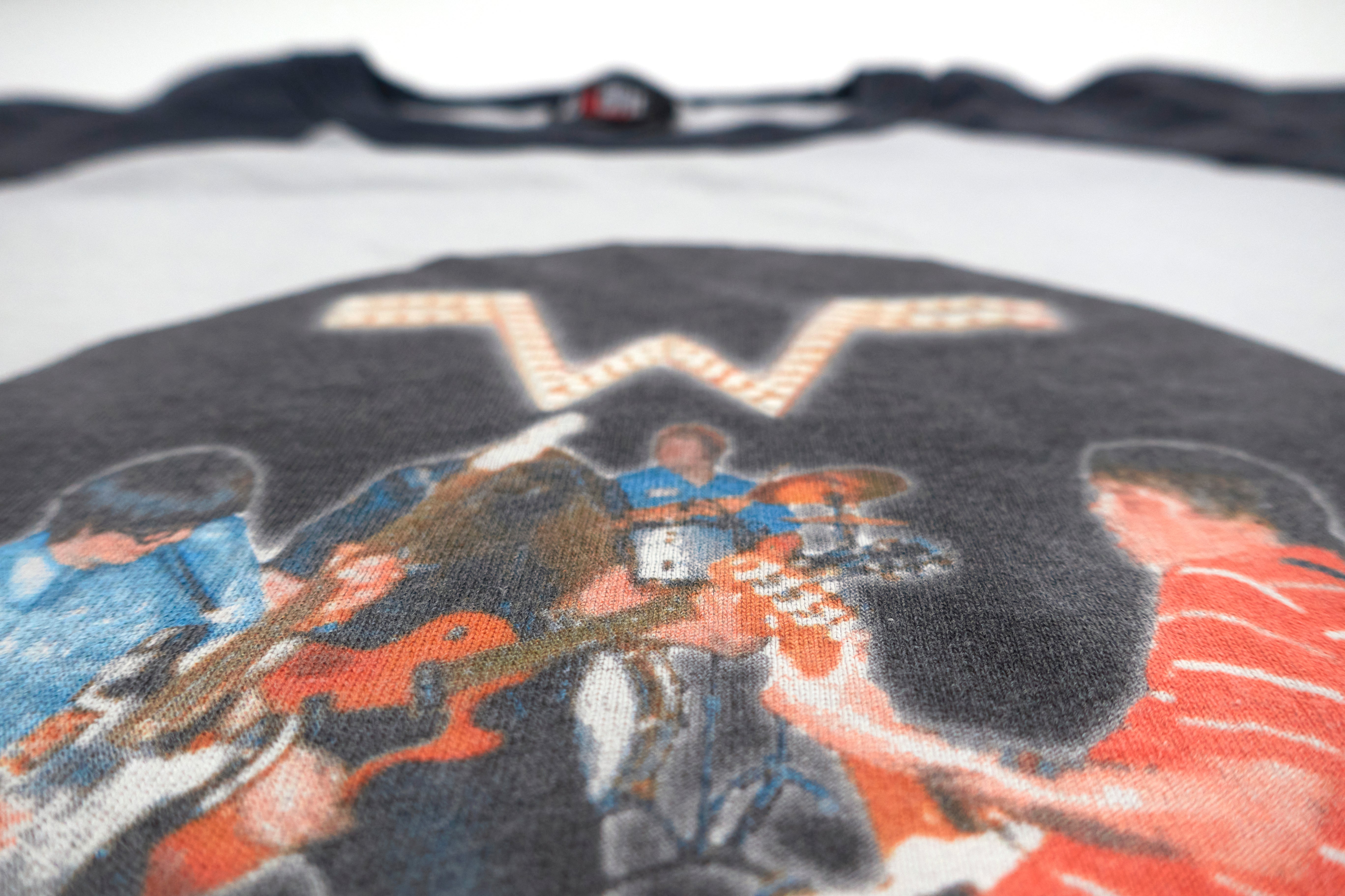 Weezer - Live Rock / Green Album Raglan 2001 Tour Shirt Size Large