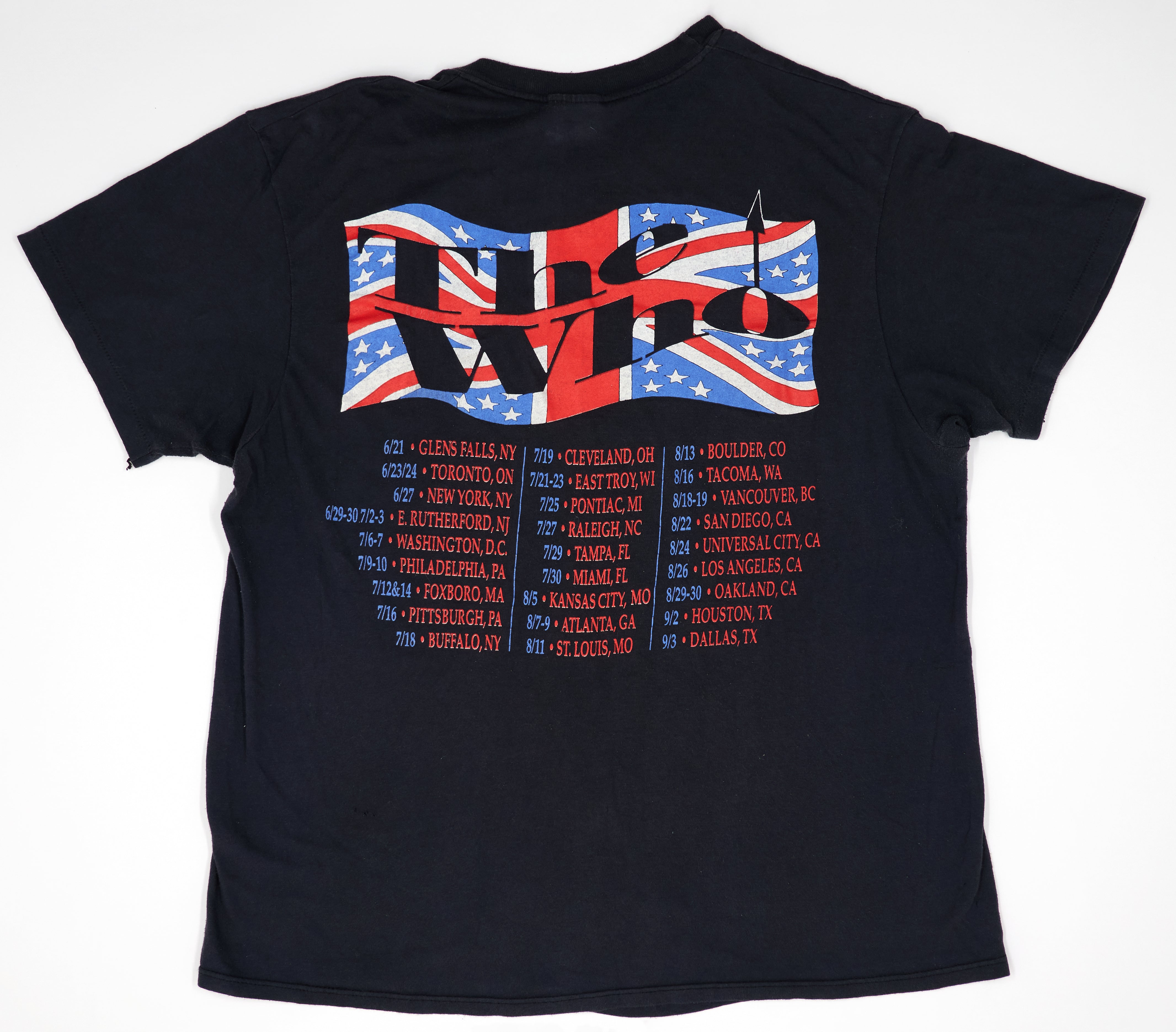 Who – The Kids Are Alright 25th Anniversary 1989 North American Tour Shirt Size XL