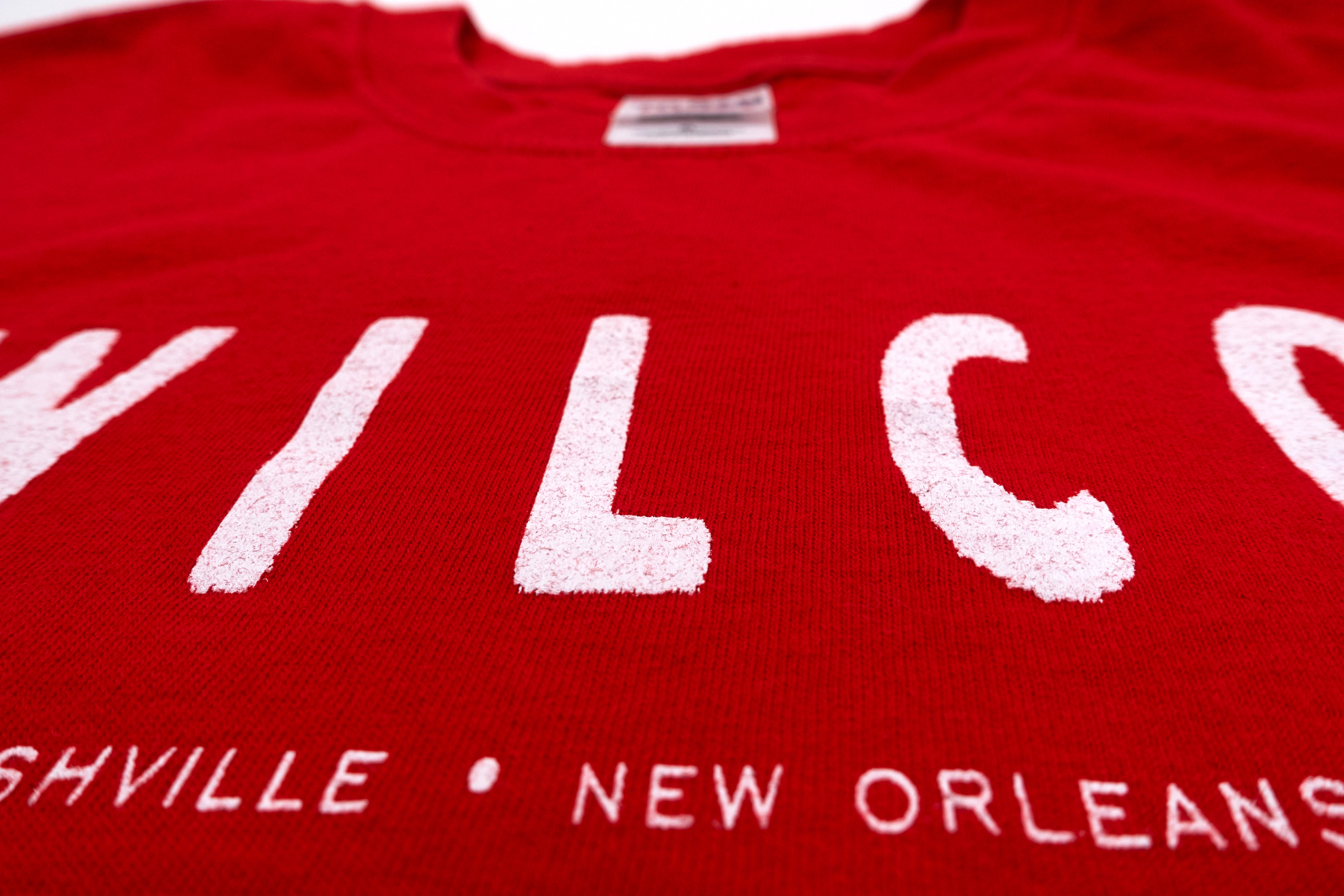 Wilco ‎– AM Chicago Nashville New Orleans Dallas Tour Shirt Size XL
