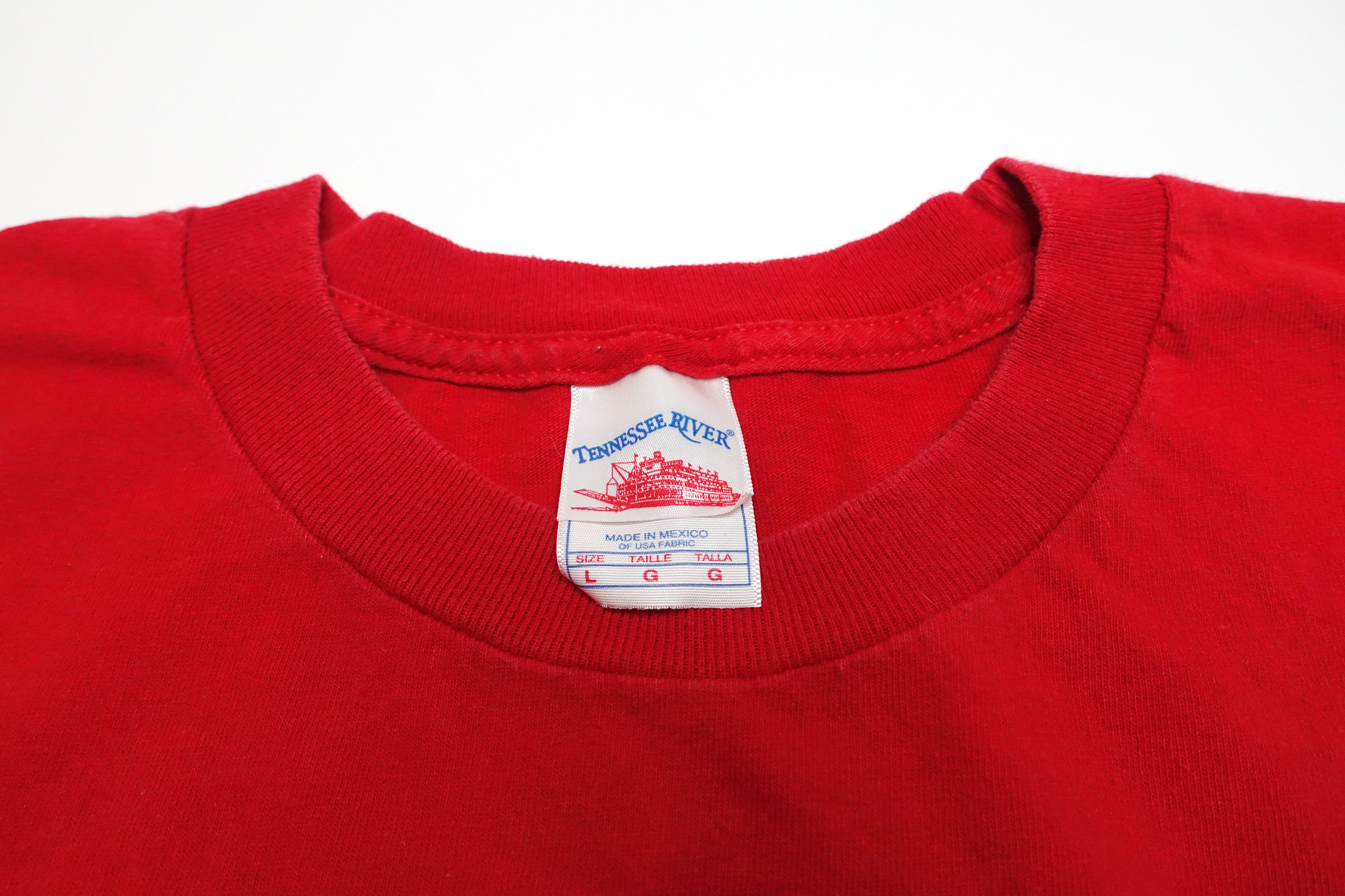 Wilco ‎– Sky Blue Sky Lines 2007 Tour Red Shirt Size Large